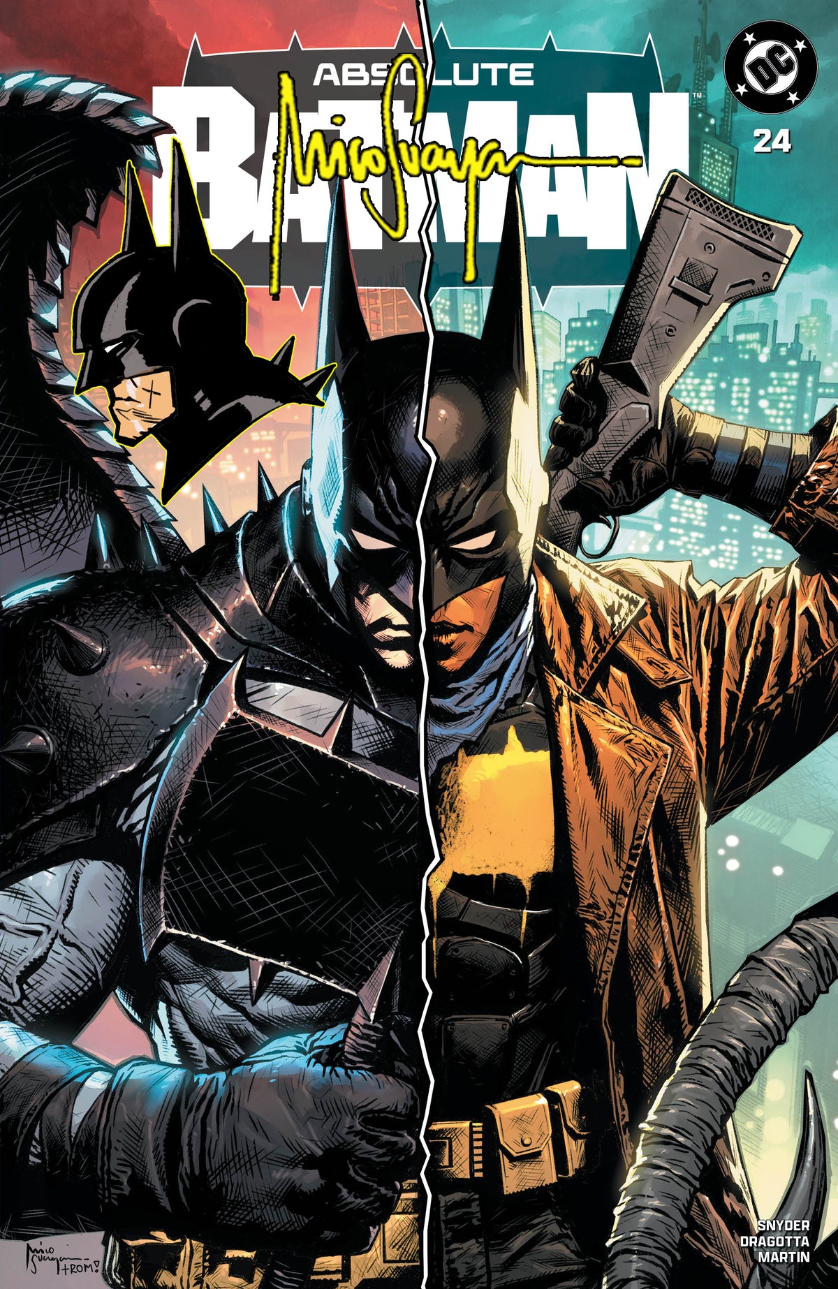 ABSOLUTE BATMAN #24 MICO SUAYAN NYCC EXCLUSIVE VARIANT COVERS