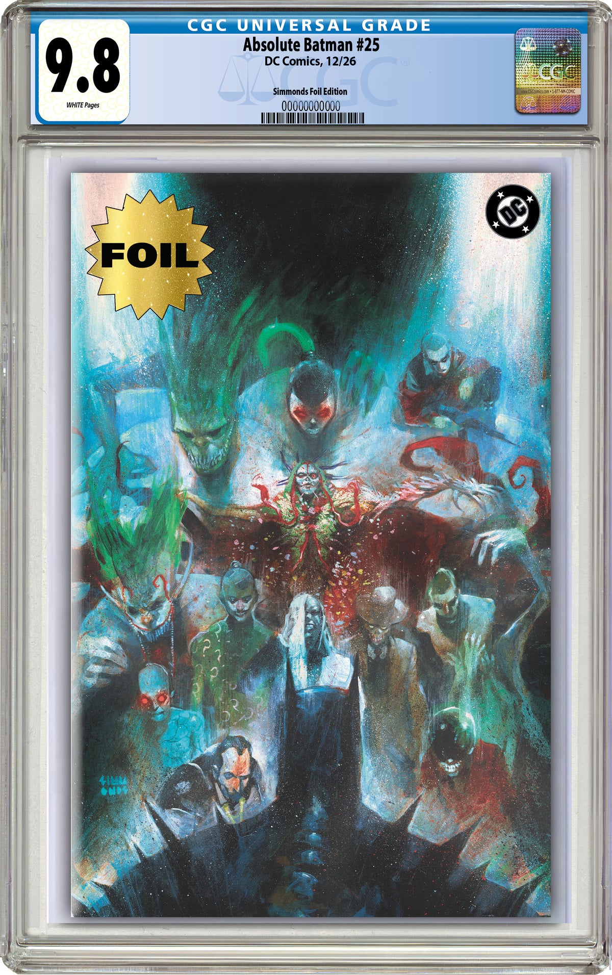 ABSOLUTE BATMAN #25 MARTIN SIMMONDS EXCLUSIVE VARIANT COVERS