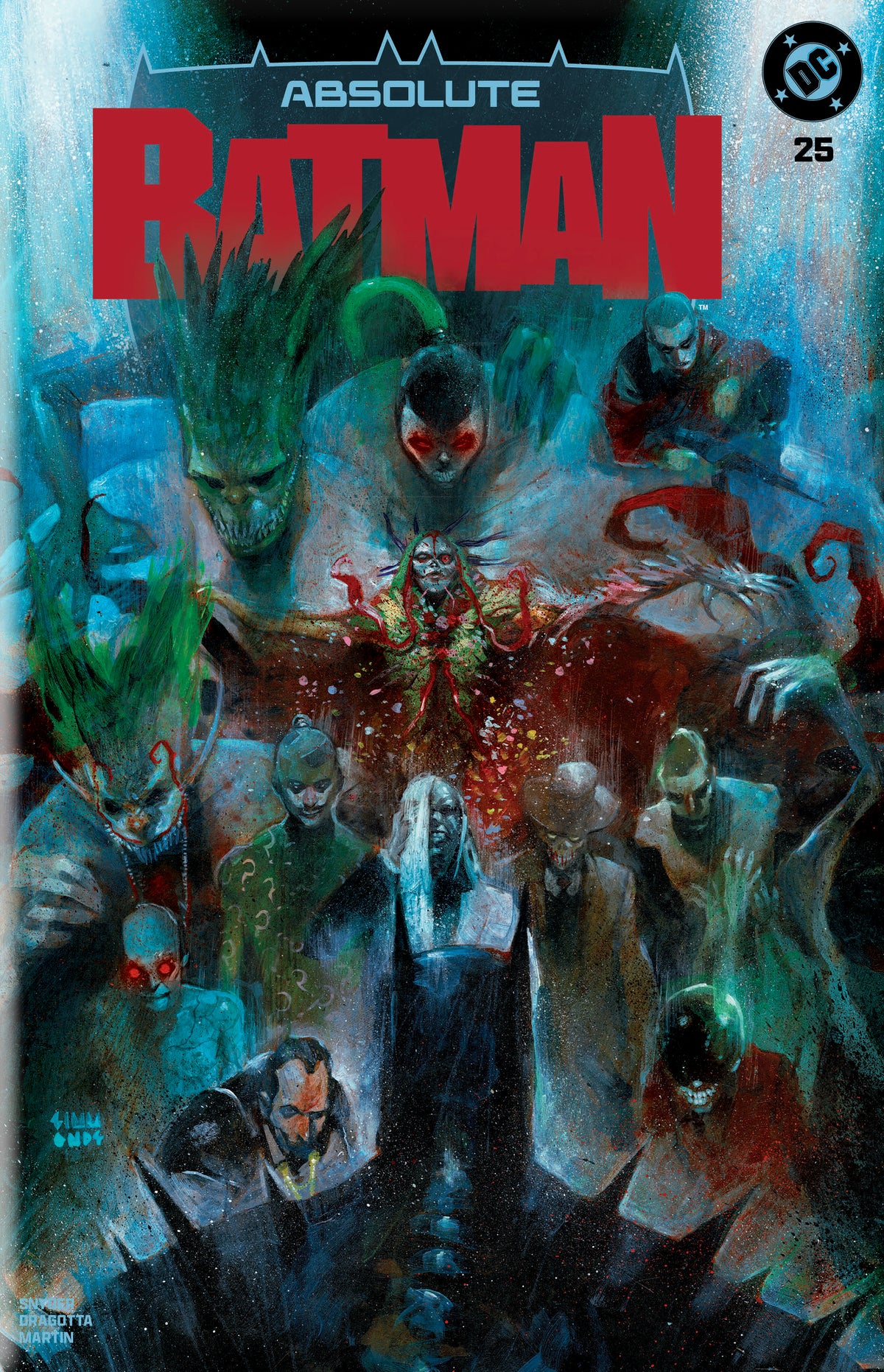 ABSOLUTE BATMAN #25 MARTIN SIMMONDS EXCLUSIVE VARIANT COVERS