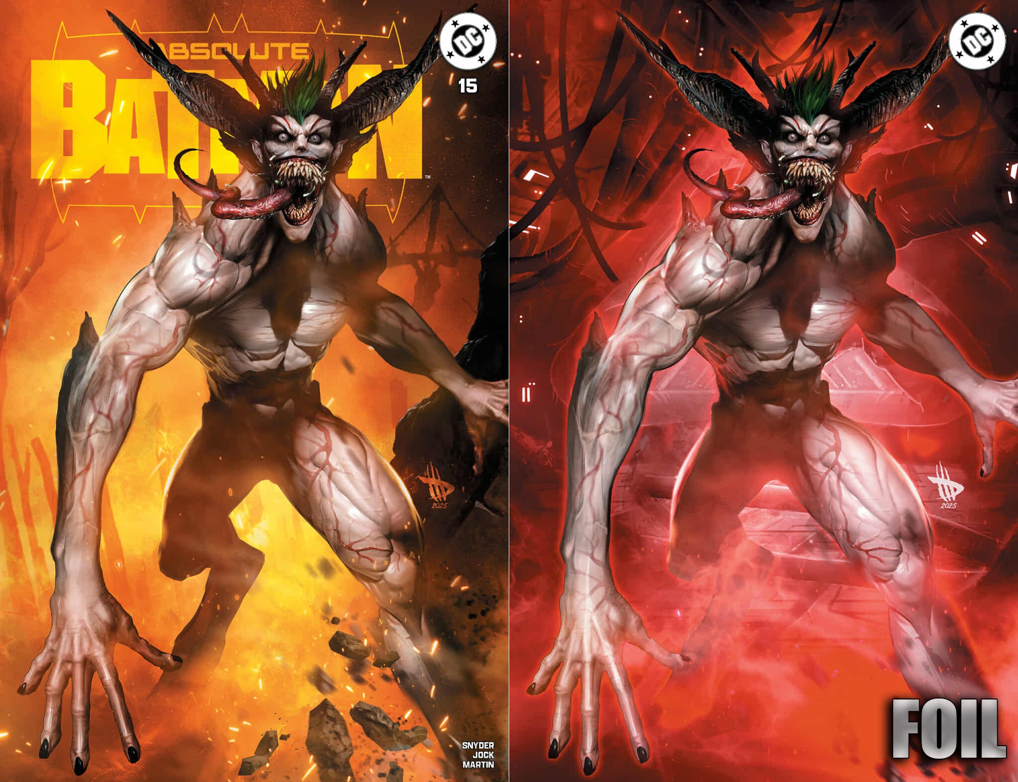 ABSOLUTE BATMAN #15 DAVE WILKINS EXCLUSIVE JOKER VARIANT  -- [Expected In Stock Date : 12-10-25]