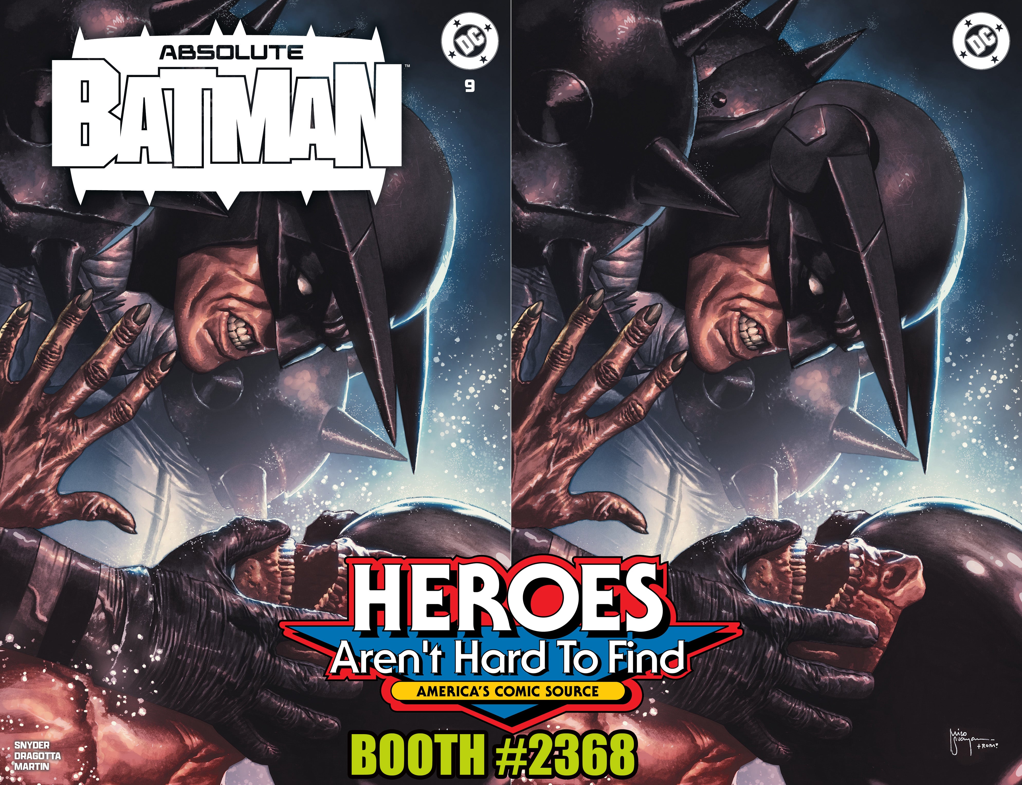 ABSOLUTE BATMAN #9 MICO SUAYAN HEROES CON EXCLUSIVE VARIANT OPTIONS LIMITED TO 1000 COPIES