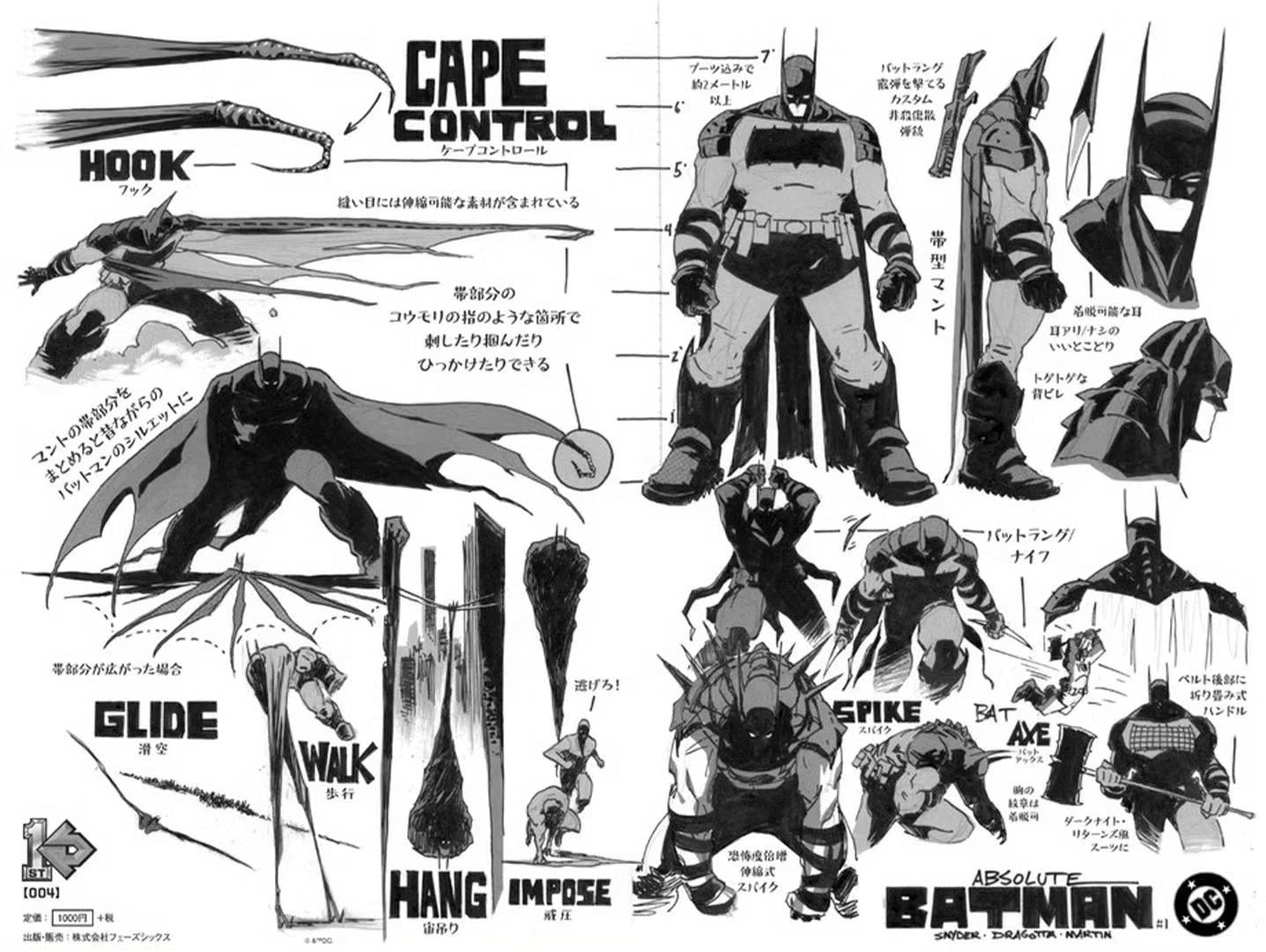 ABSOLUTE BATMAN #1 NICK DRAGOTTA JAPANESE DESIGN VARIANT 1ST PRINT 08-31-26