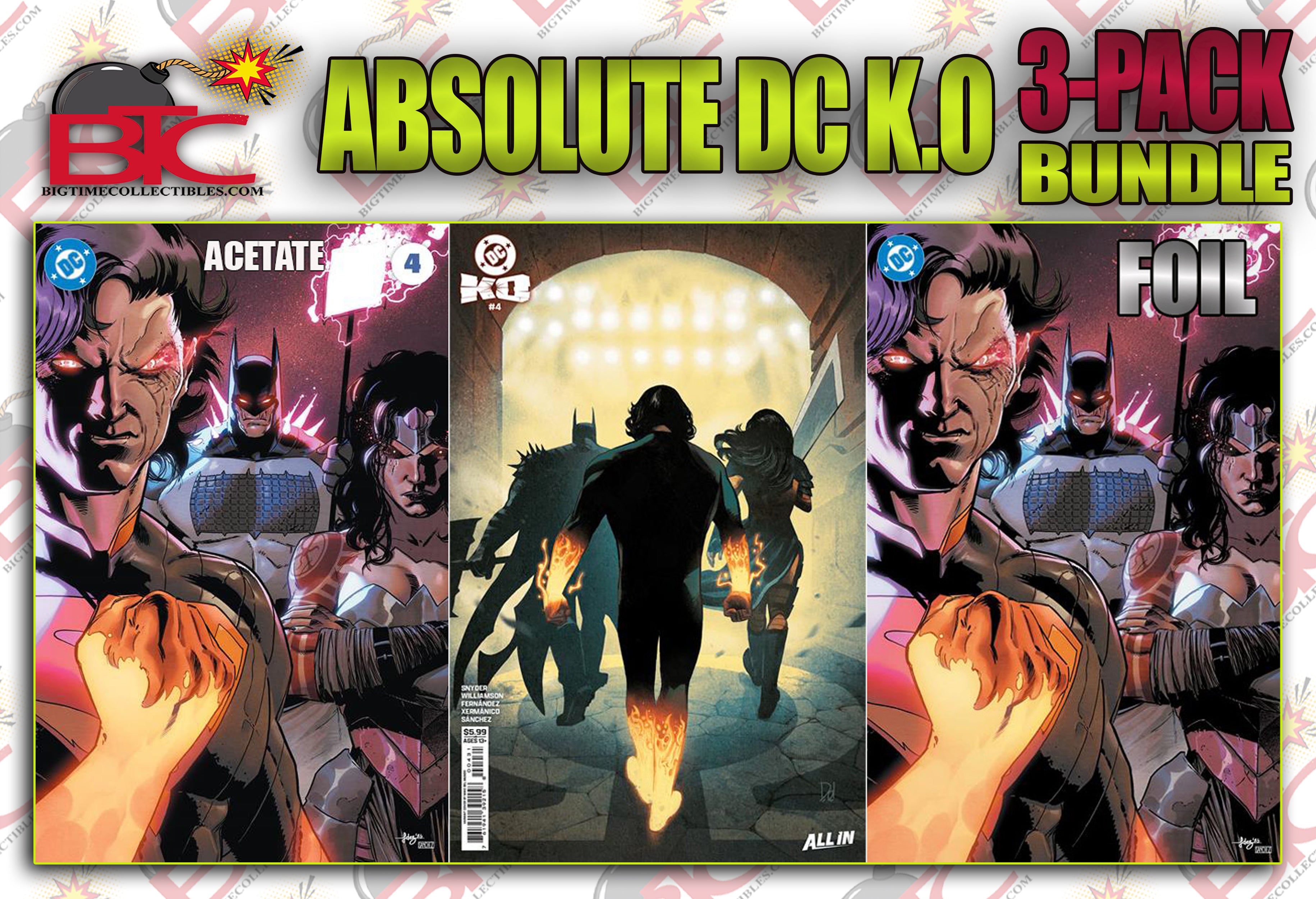 DC K.O. #4 ABSOLUTE 3-PACK BUNDLE -- [Expected In Stock Date : 02-11-26]