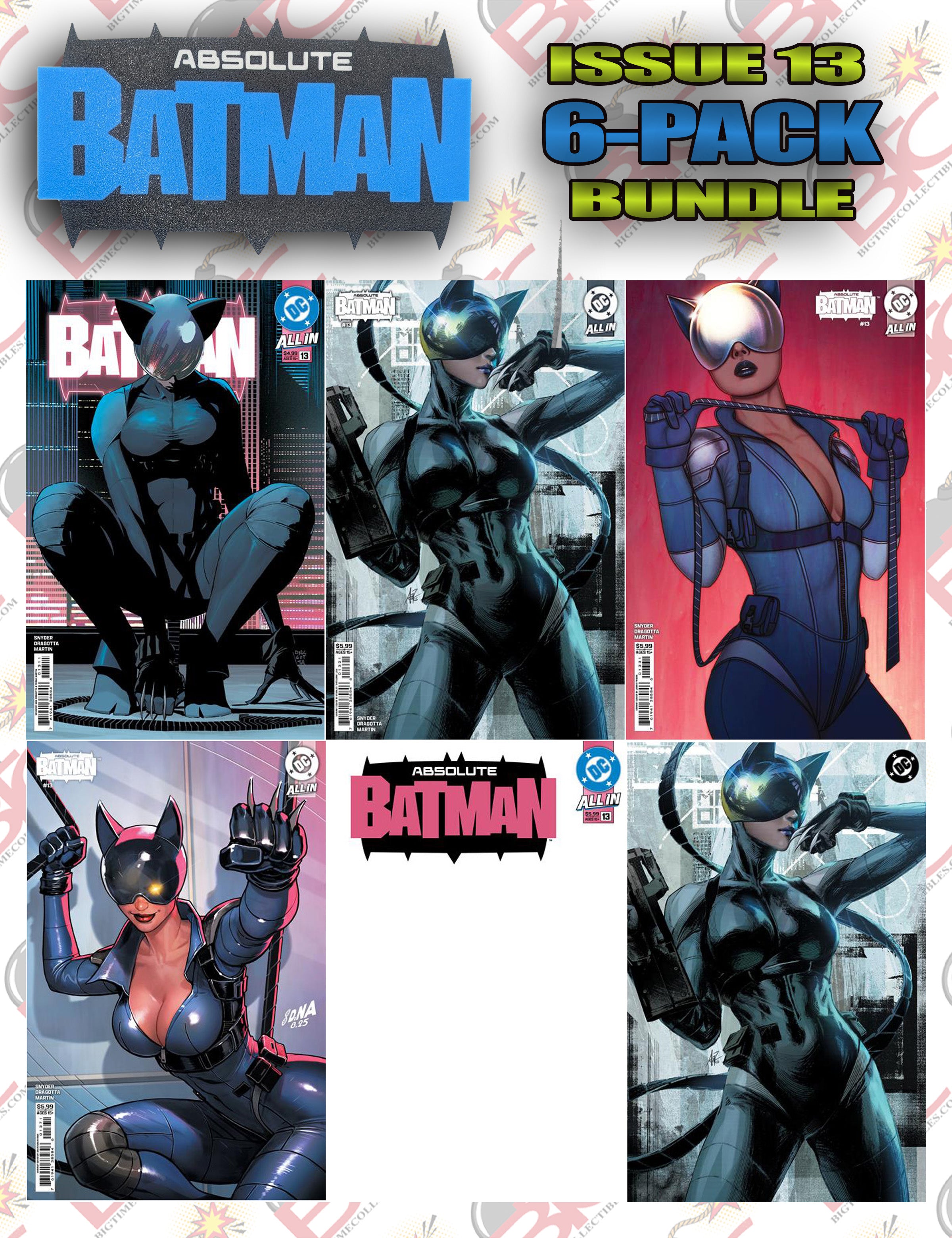 ABSOLUTE BATMAN #13 1ST APPEARANCE OF ABSOLUTE CATWOMAN 6-PACK BUNDLE -- [Expected In Stock Date : 10-08-25 ]
