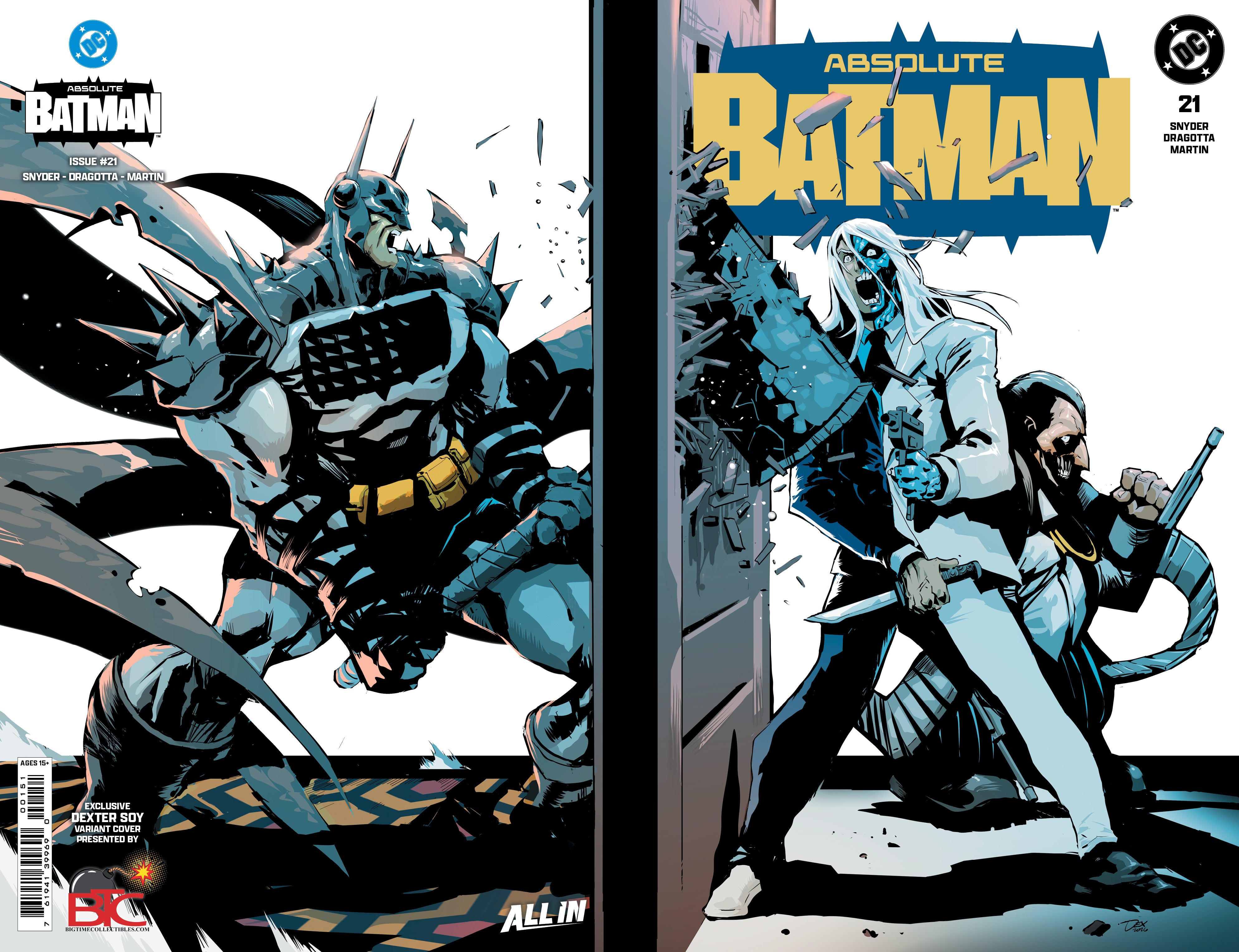 ABSOLUTE BATMAN #21 DEXTER SOY HEROES CON EXCLUSIVE WRAPAROUND VARIANT