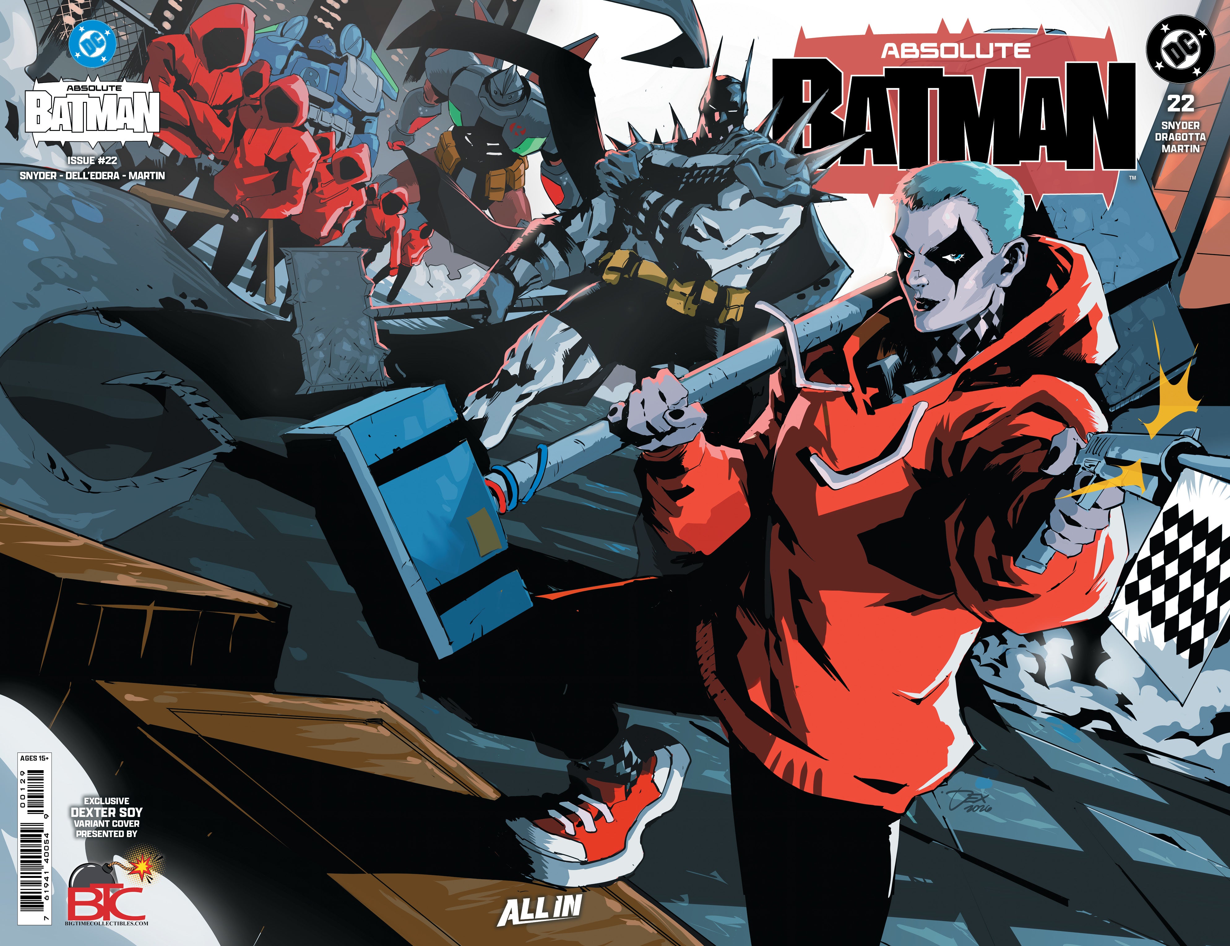 ABSOLUTE BATMAN #22 DEXTER SOY WRAPAROUND SURPRISE VARIANT