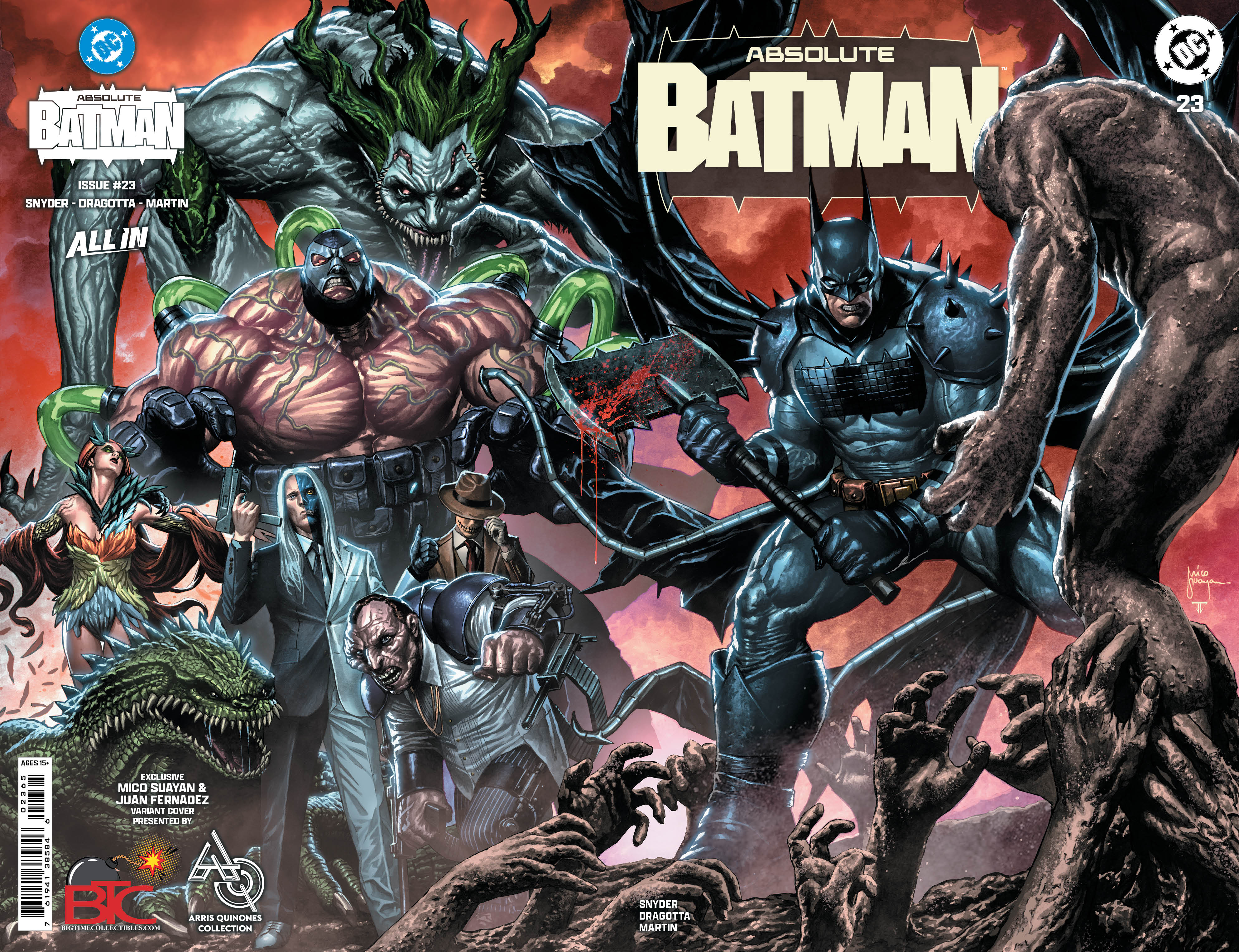 ABSOLUTE BATMAN #23 MICO SUAYAN FANEXPO CHICAGO EXCLUSIVE VARIANT COVERS -- [08-12-26 ]