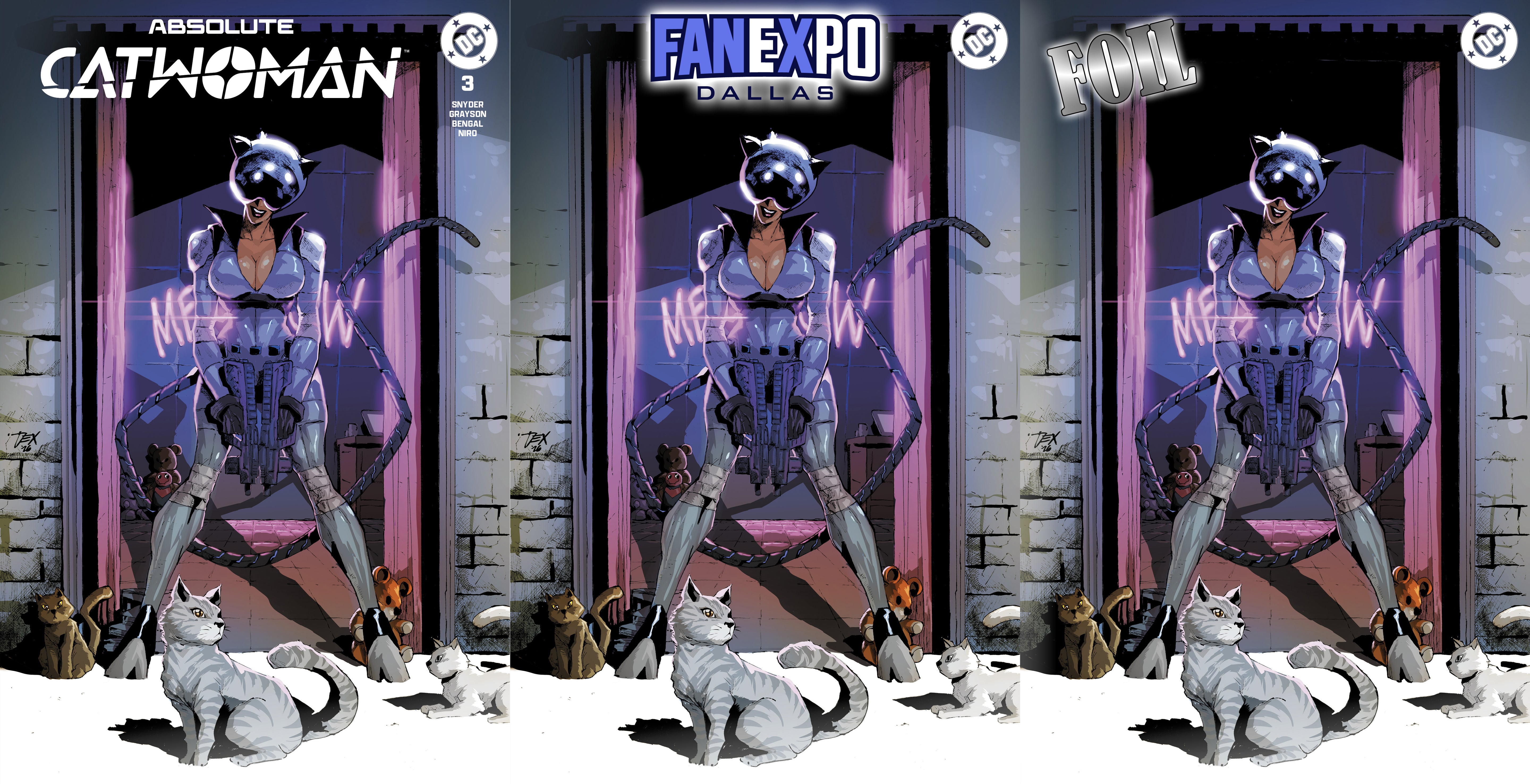 ABSOLUTE CATWOMAN #3 DEXTER SOY FANEXPO DALLAS EXCLUSIVE VARIANT COVERS -- [08-26-26 ]