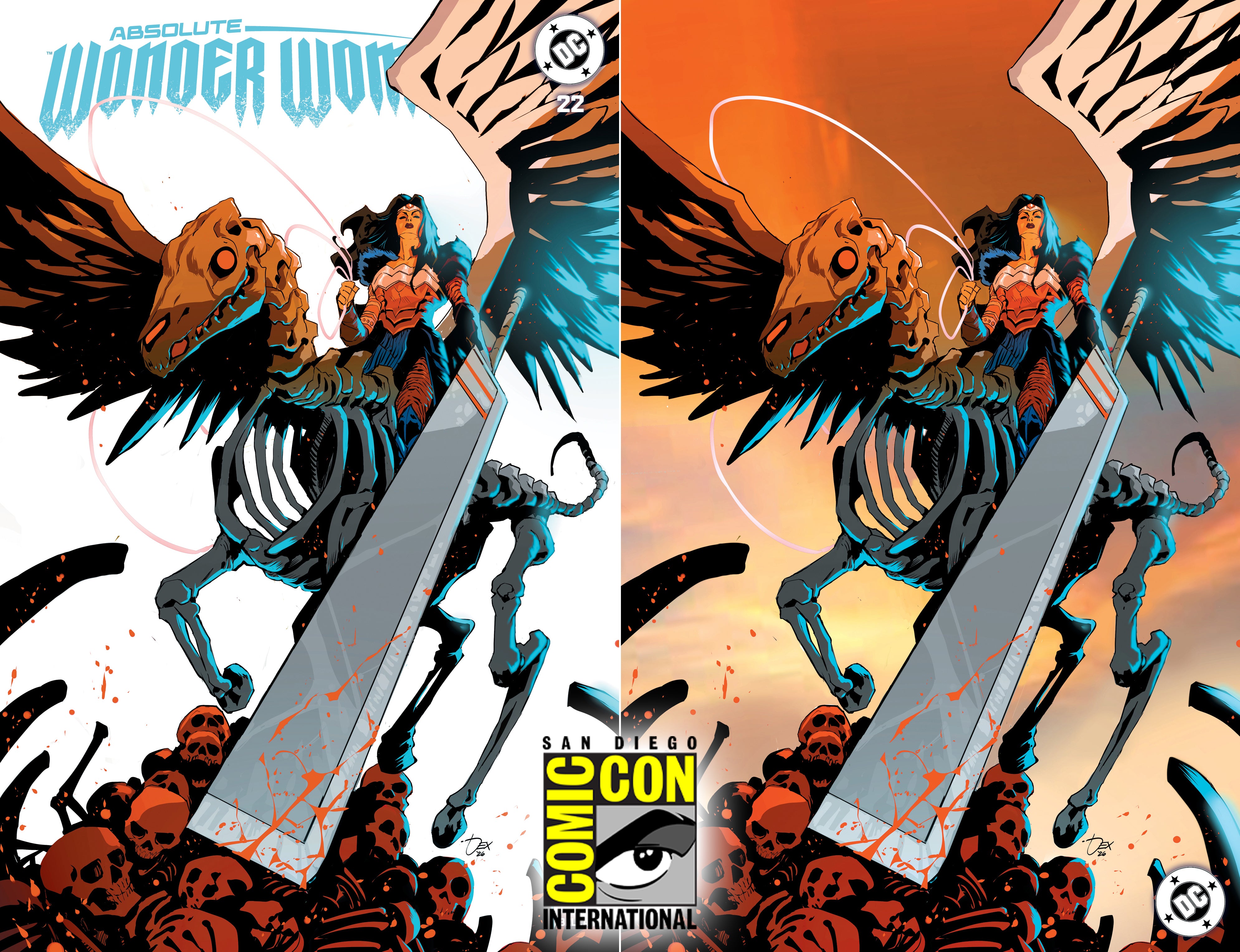 ABSOLUTE WONDER WOMAN #22 DEXTER SOY SDCC EXCLUSIVE VARIANT COVERS [07-22-26 ]
