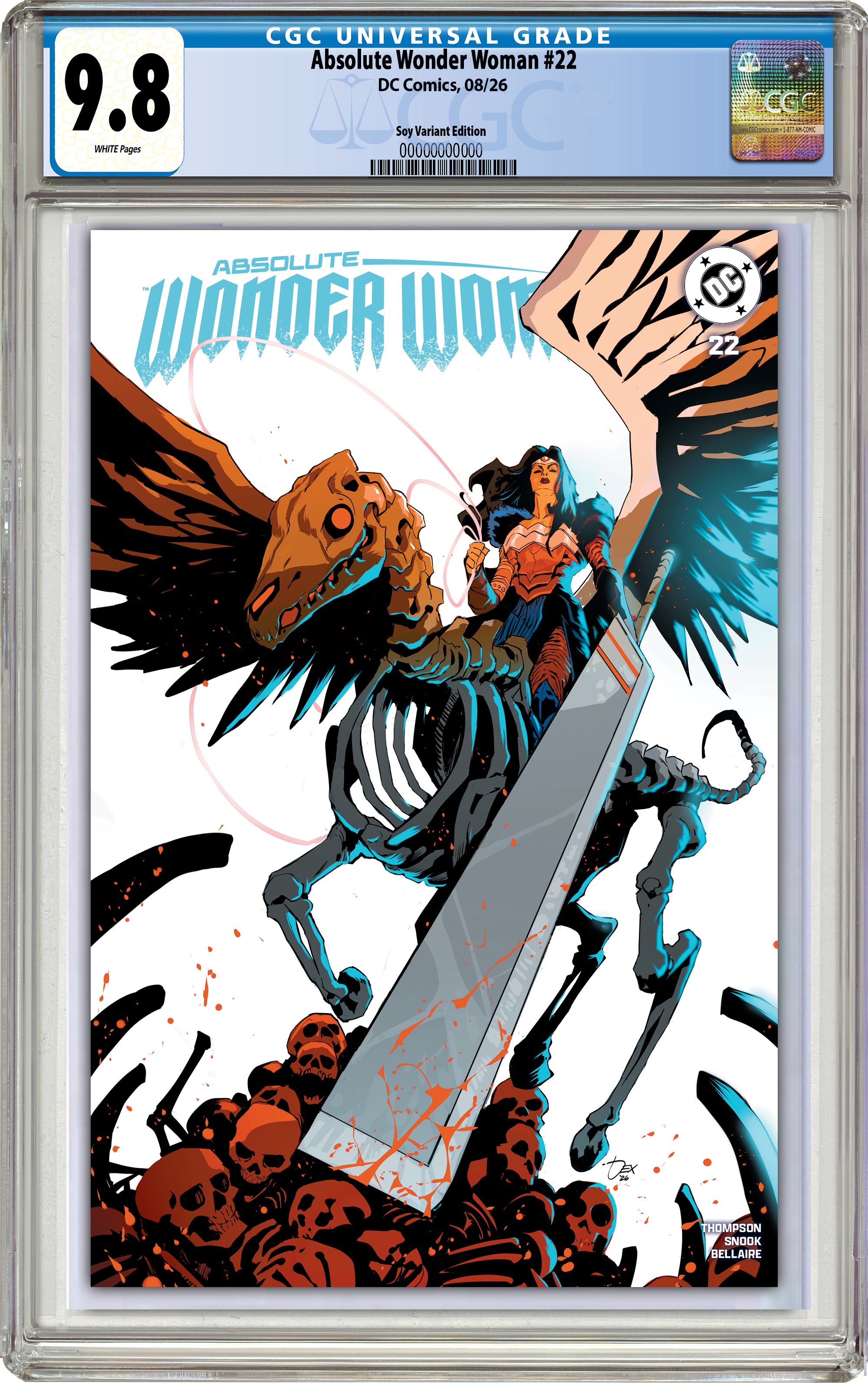 ABSOLUTE WONDER WOMAN #22 DEXTER SOY SDCC EXCLUSIVE VARIANT COVERS [07-22-26 ]