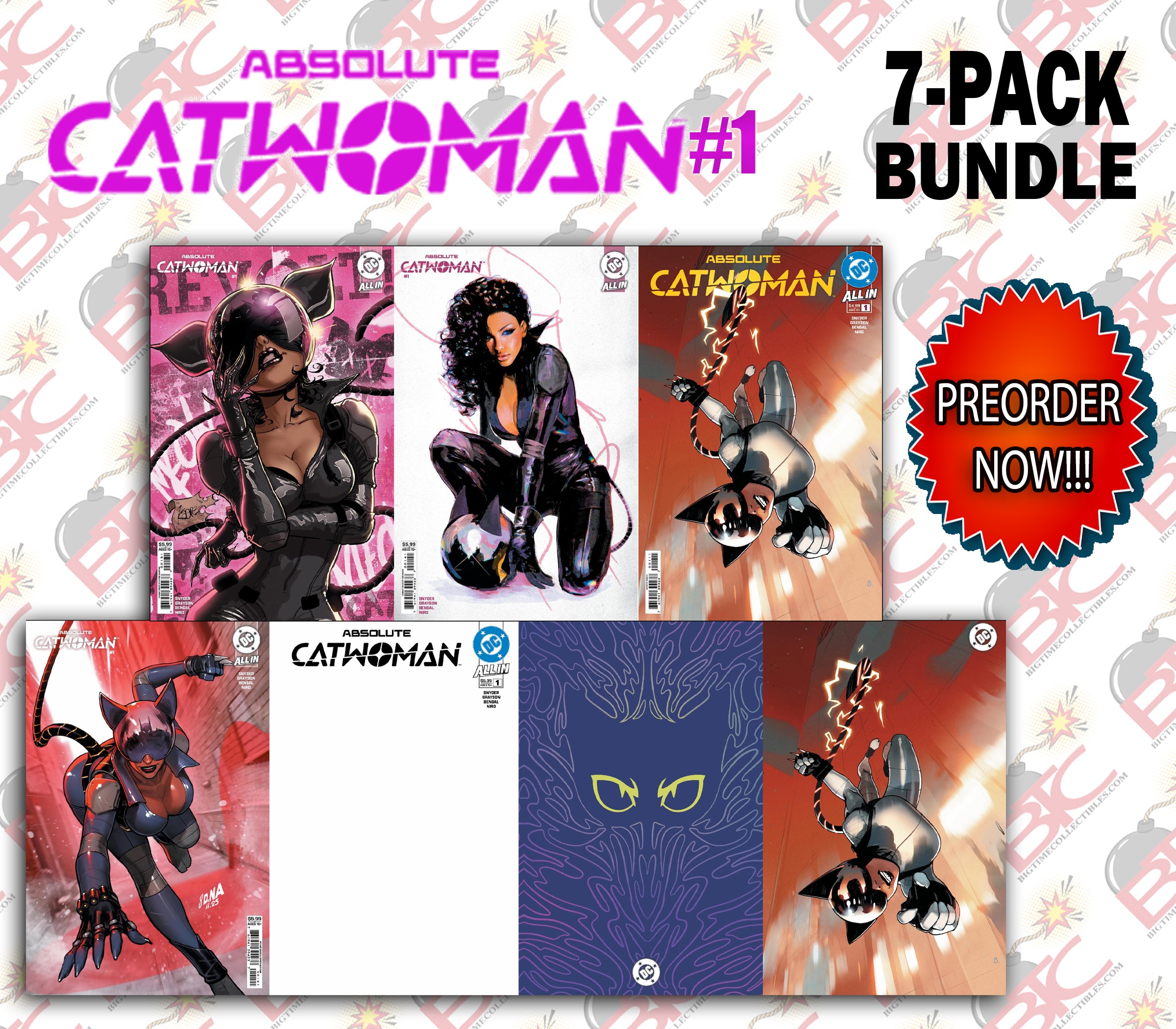 ABSOLUTE CATWOMAN #1 7-PACK BUNDLE -- [06-10-26]