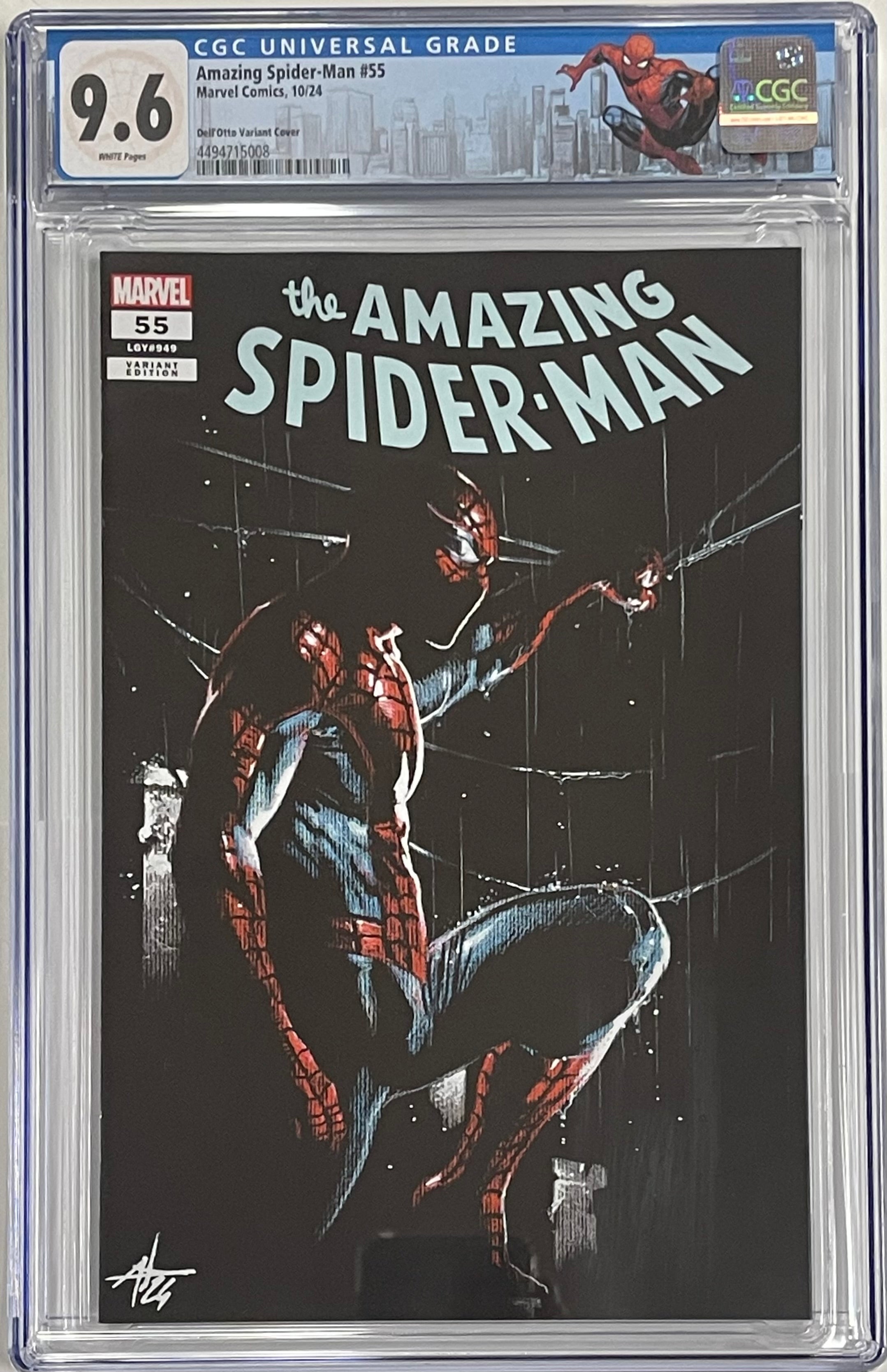 AMAZING SPIDER-MAN #55 DELL'OTTO EXCLUSIVE CGC 9.6 W/SPIDER-MAN NYCC CUSTOM LABEL (C82)