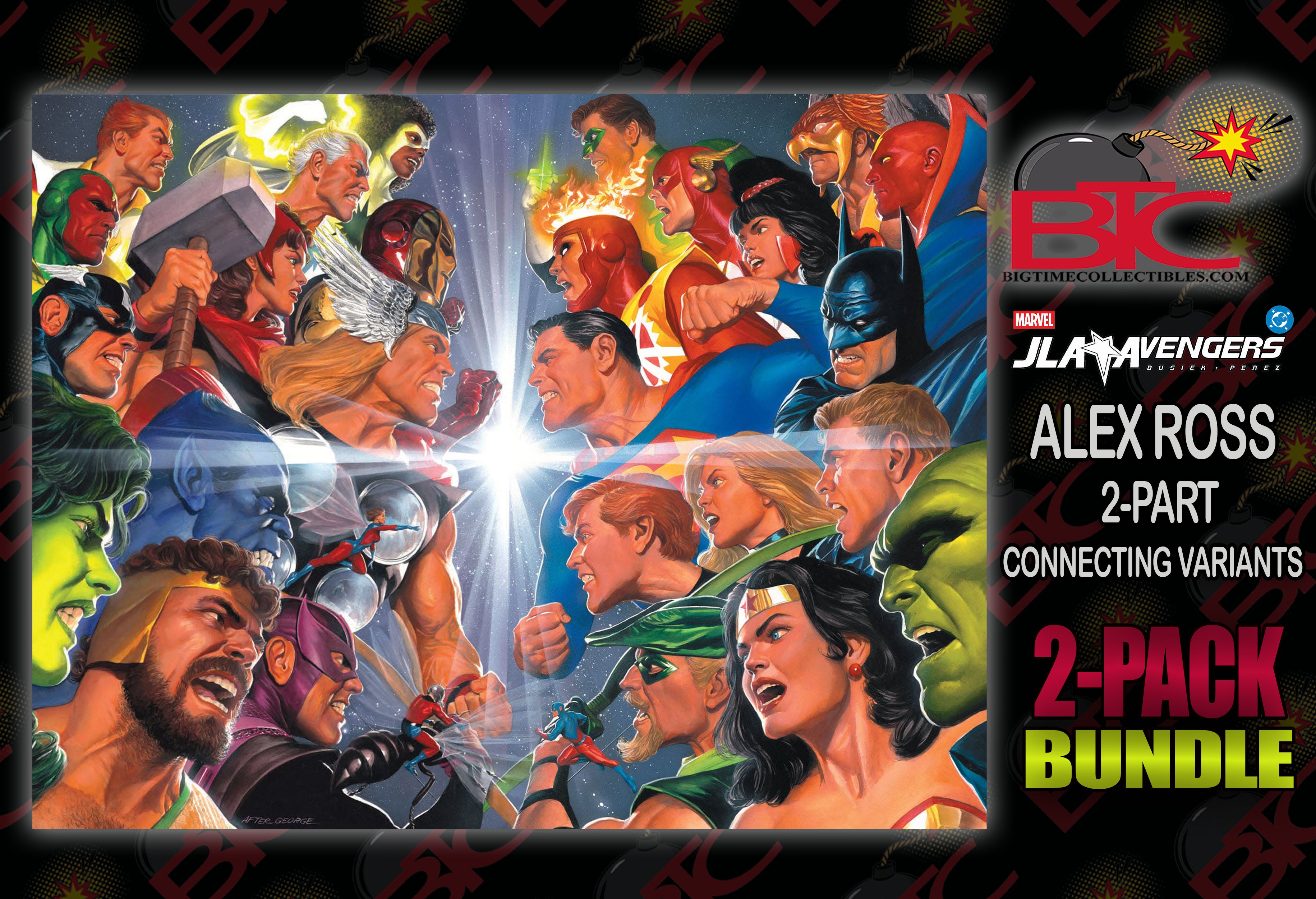 JLA/AVENGERS ALEX ROSS 2-PART CONNECTING VARIANTS -- [09-2026 ]