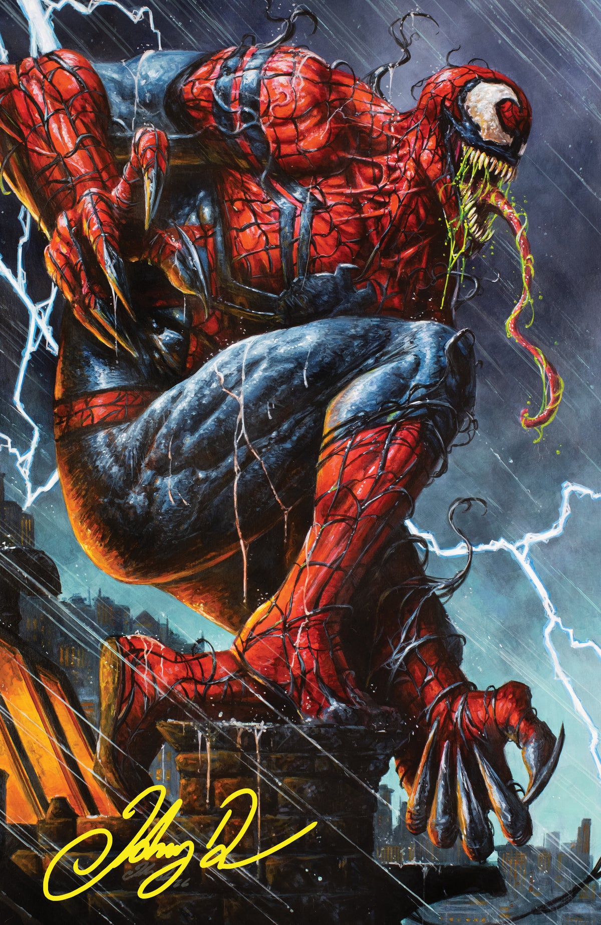 THE AMAZING VENOM #1 JOHNNY DESJARDINS NYCC EXCLUSIVE VARIANT COVERS (RAW OPTIONS)