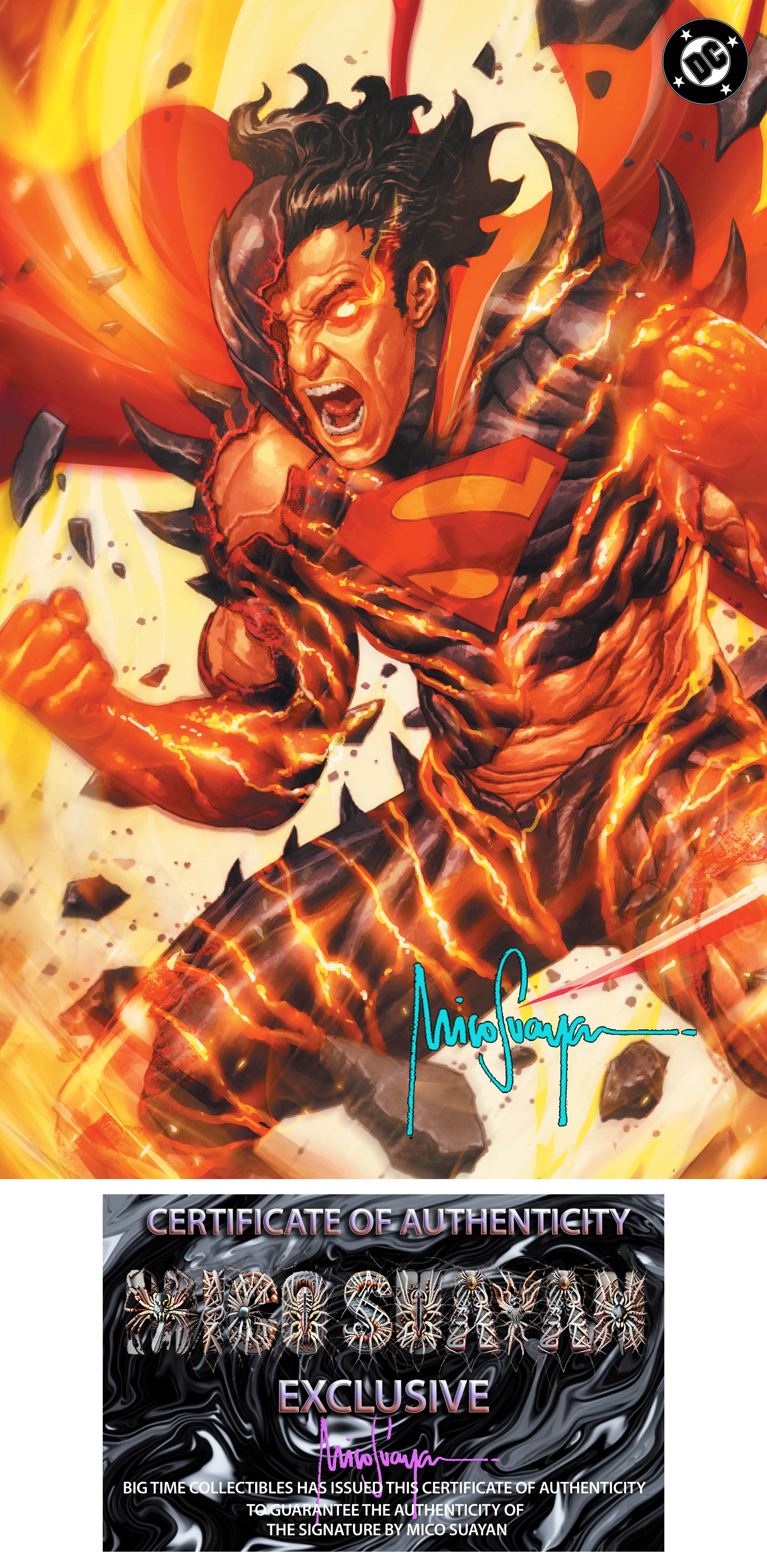 ABSOLUTE SUPERMAN #23 MICO SUAYAN FANEXPO DALLAS EXCLUSIVE VARIANT COVERS (RAW EDITION)-- [9/2/2026 ]