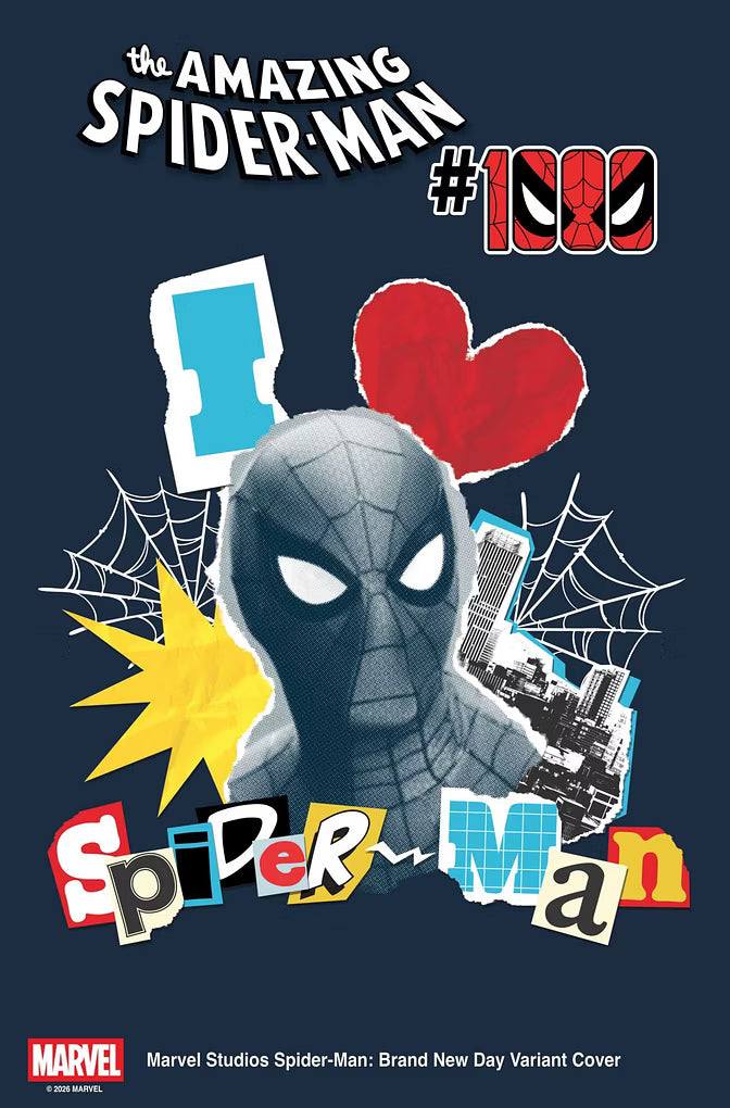 AMAZING SPIDER-MAN #1000 MARVEL STUDIOS SPIDER-MAN: BRAND NEW DAY VARIANT -- [Expected In Stock Date : 09-16-26 ]