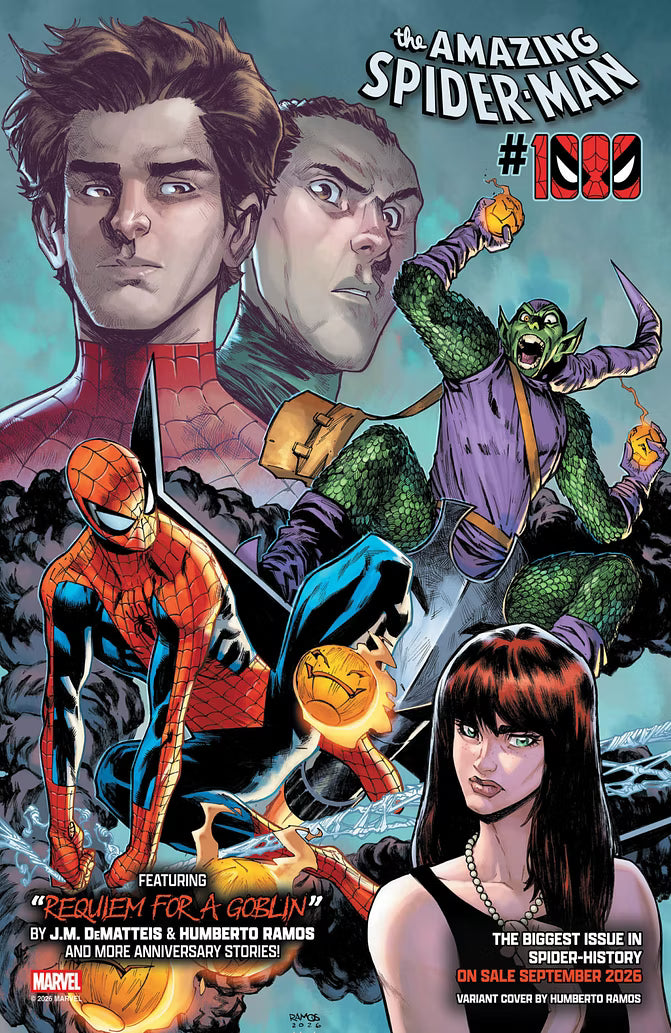 AMAZING SPIDER-MAN #1000 HUMBERTO RAMOS VARIANT -- [Expected In Stock Date : 09-16-26 ]