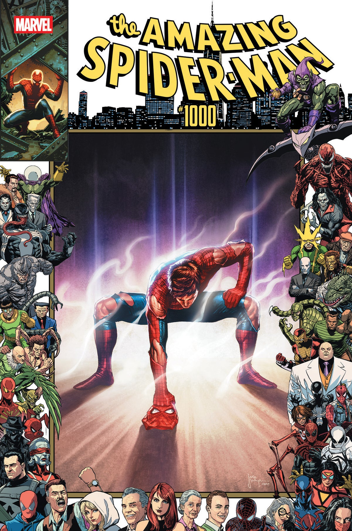 AMAZING SPIDER-MAN #1000 MICO SUAYAN NYCC EXCLUSIVE VARIANT COVERS (RAW OPTIONS)