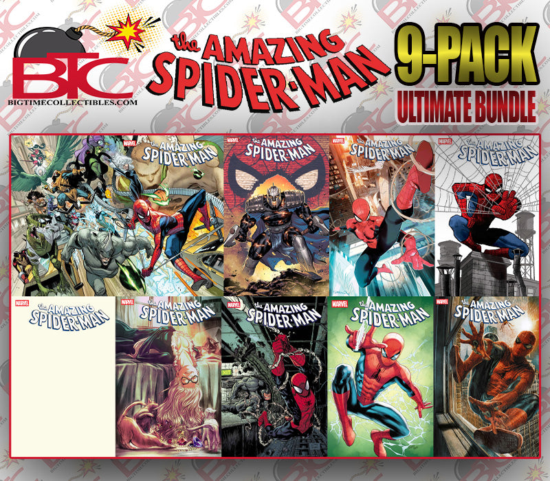 AMAZING SPIDER-MAN #1 BTC ULTIMATE 9-PACK BUNDLE-- [Expected In Stock Date : 04-09-25]