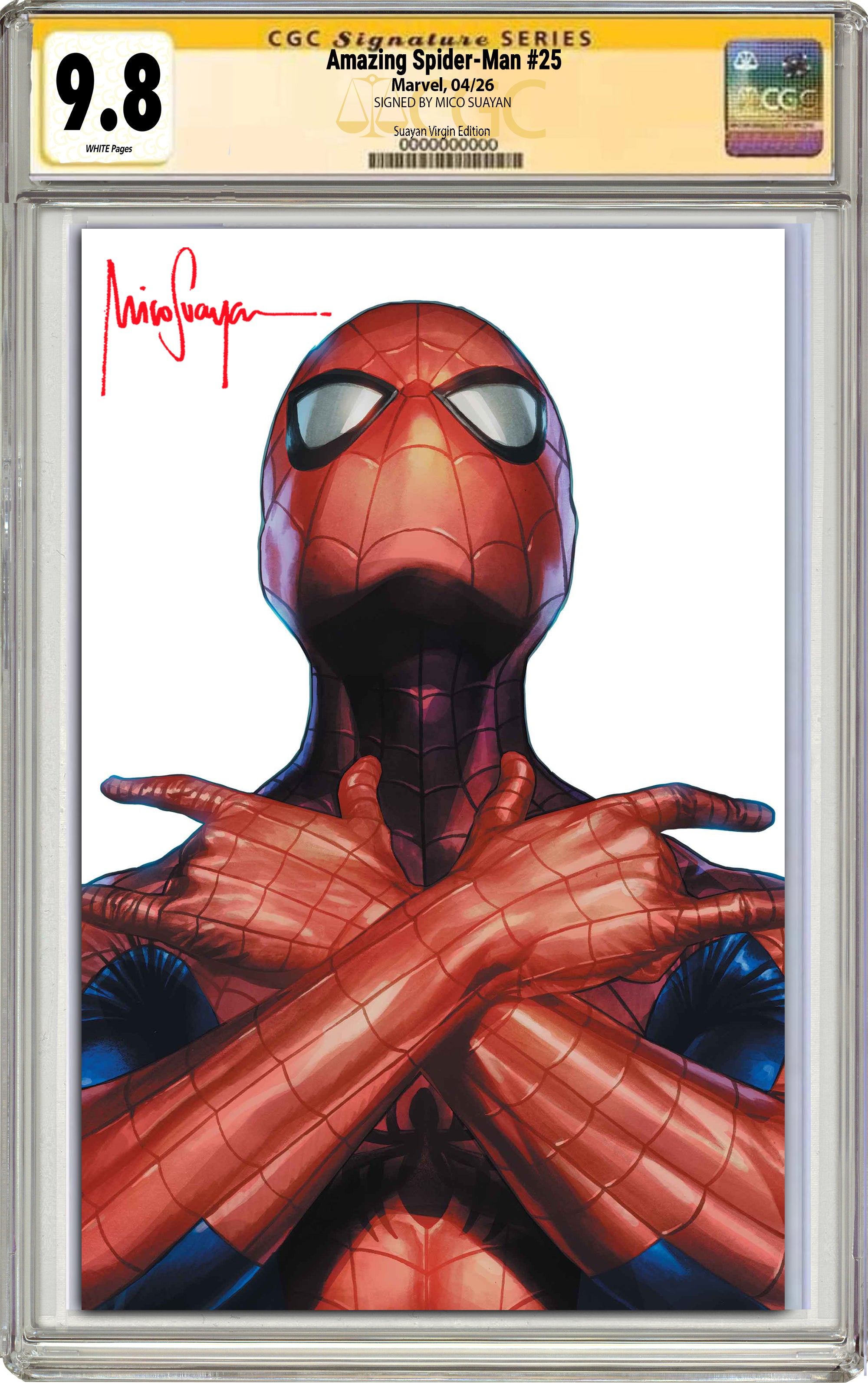 AMAZING SPIDER-MAN #25 MICO SUAYAN C2E2 EXCLUSIVE SECRET DROP