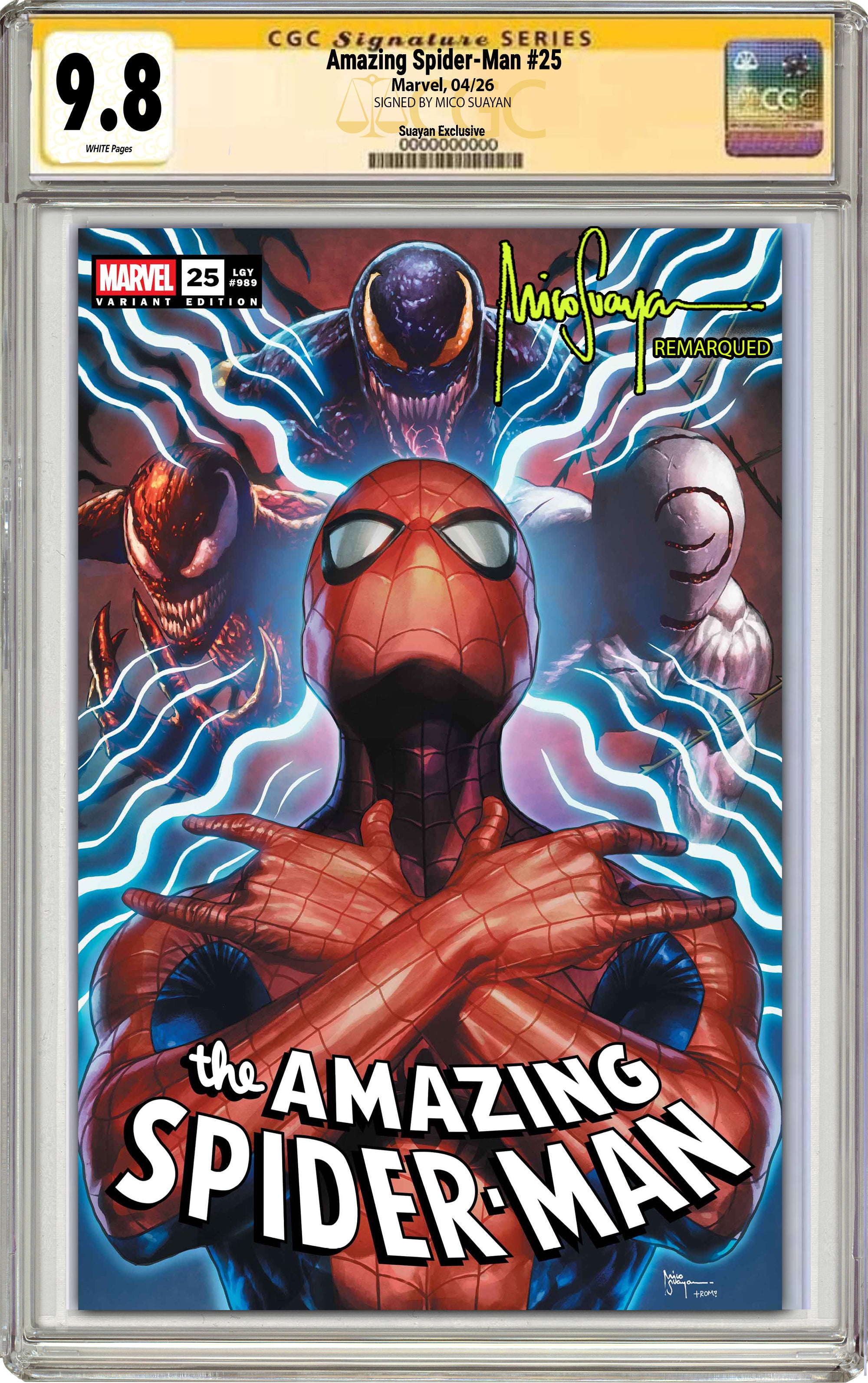 AMAZING SPIDER-MAN #25 MICO SUAYAN C2E2 EXCLUSIVE VARIANT COVERS -- [03-25-26]