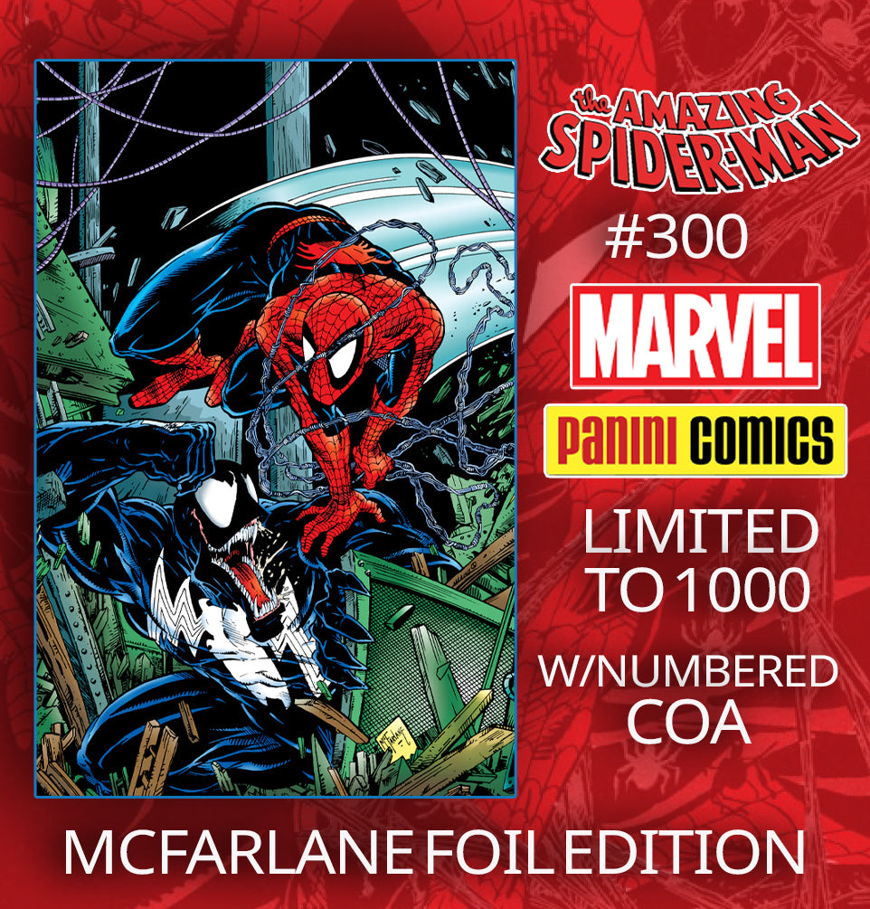 SPIDER-MAN #300 TODD MCFARLANE VIRGIN FOIL EDITION.