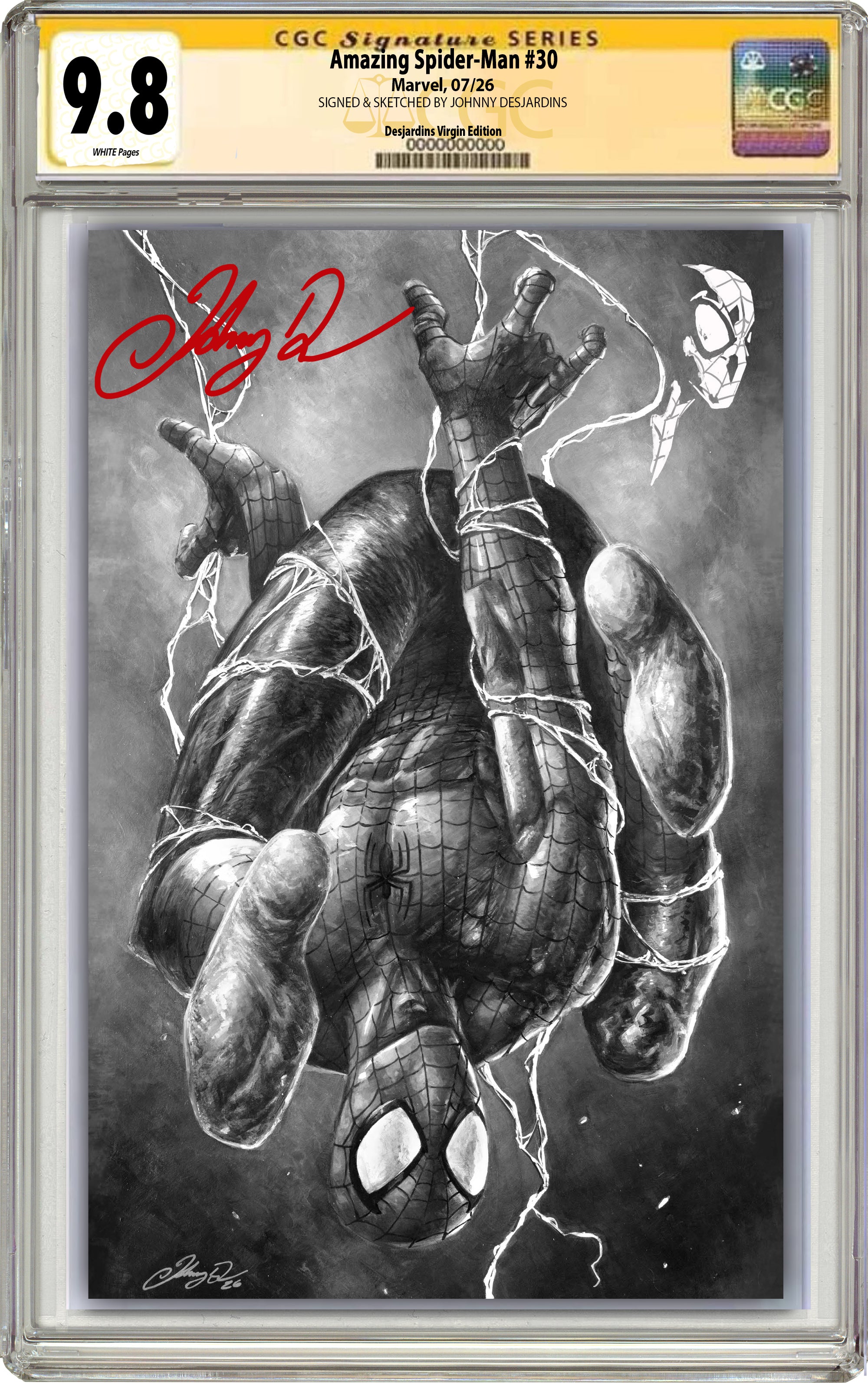 AMAZING SPIDER-MAN #30 JOHNNY DESJARDINS HEROES CON EXCLUSIVE VARIANT COVERS