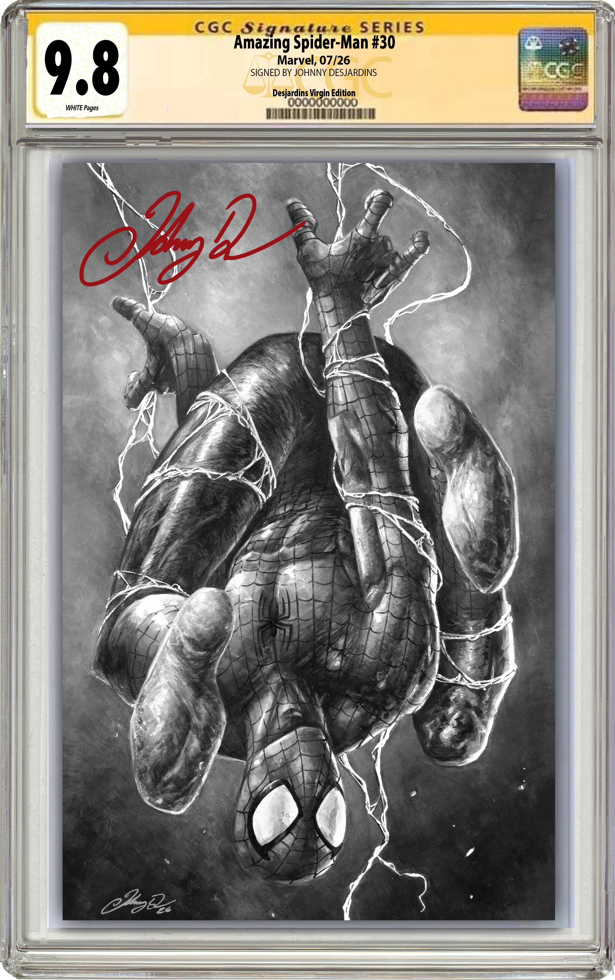 AMAZING SPIDER-MAN #30 JOHNNY DESJARDINS HEROES CON EXCLUSIVE VARIANT COVERS