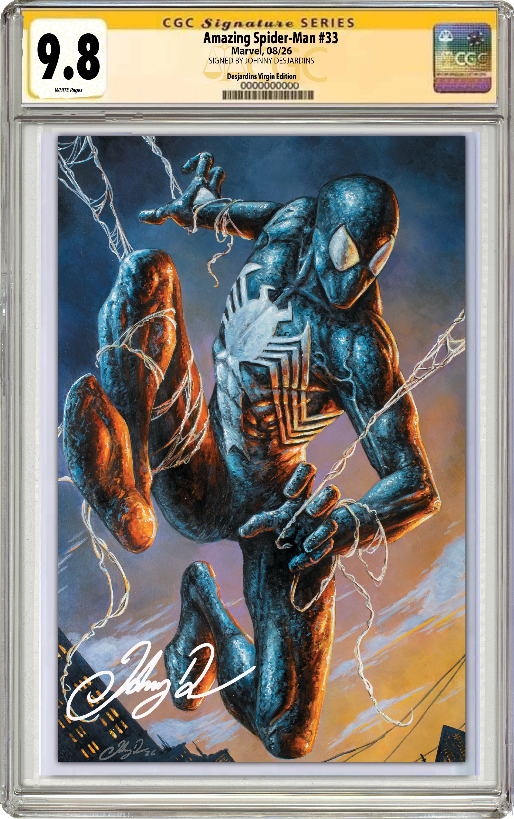 AMAZING SPIDER-MAN #33 JOHNNY DESJARDINS SDCC EXCLUSIVE VARIANT COVERS