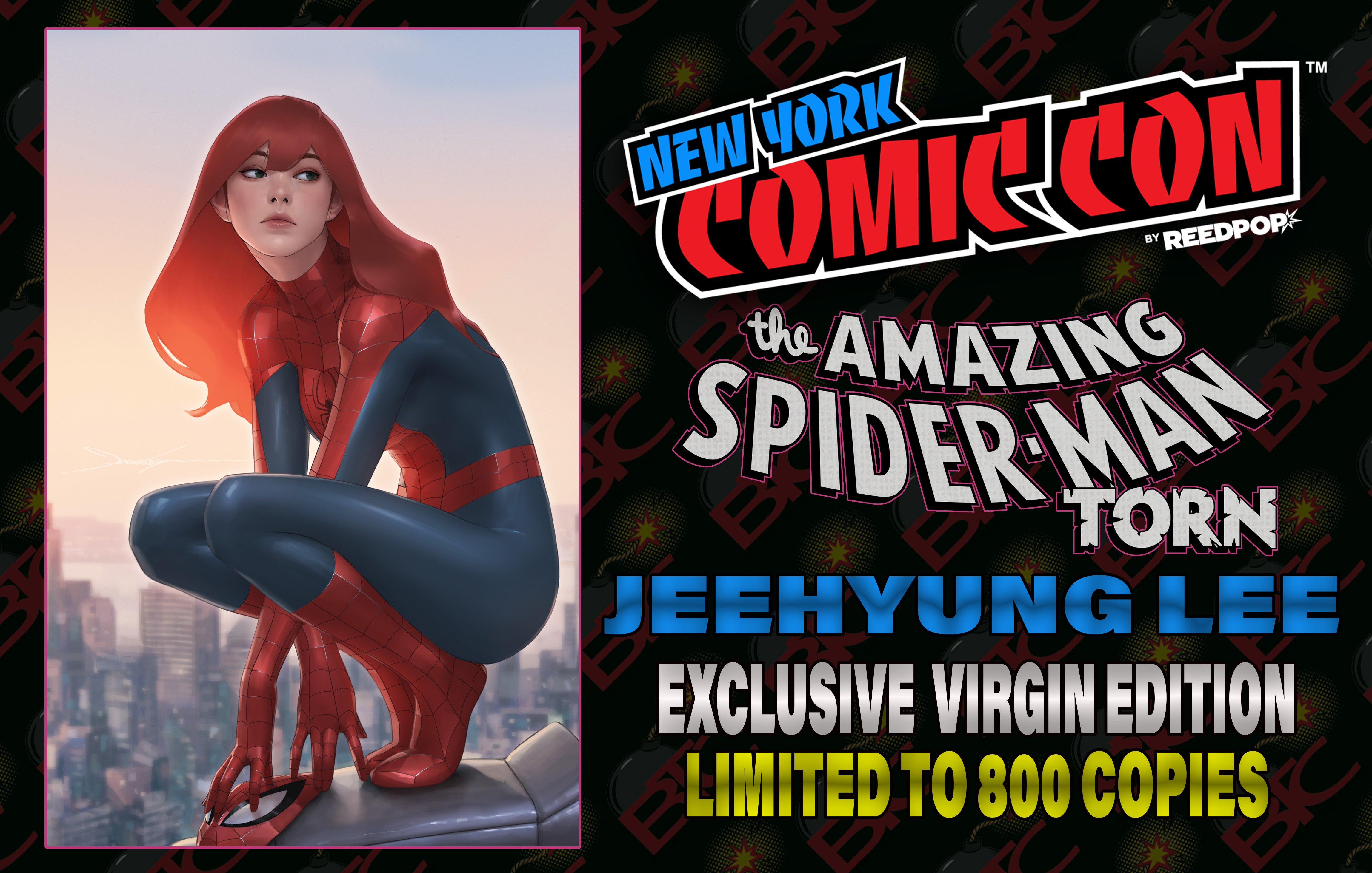 AMAZING SPIDER-MAN: TORN #1 JEEHYUNG LEE NYCC EXCLUSIVE VARIANT OPTIONS