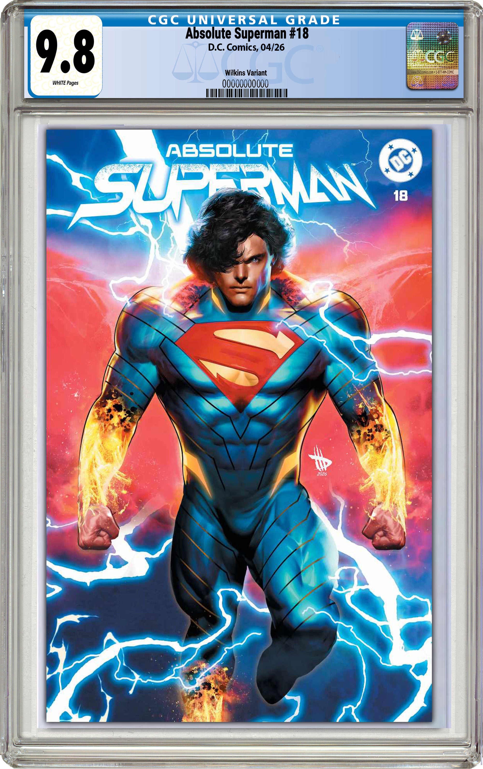 ABSOLUTE SUPERMAN #18 DAVE WILKINS EXCLUSIVE VARIANT COVERS -- [04-01-26]