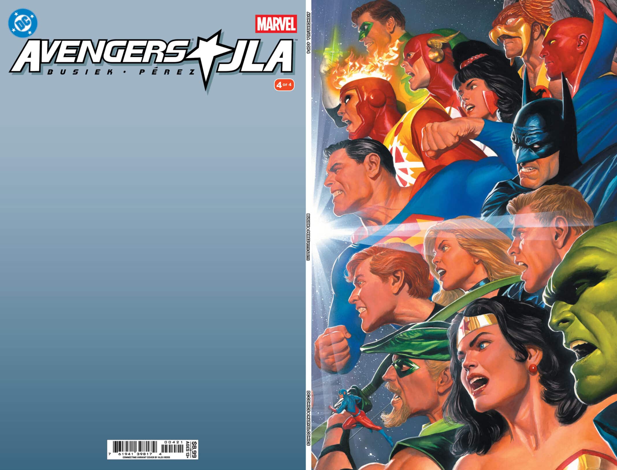 JLA/AVENGERS ALEX ROSS 2-PART CONNECTING VARIANTS -- [09-2026 ]
