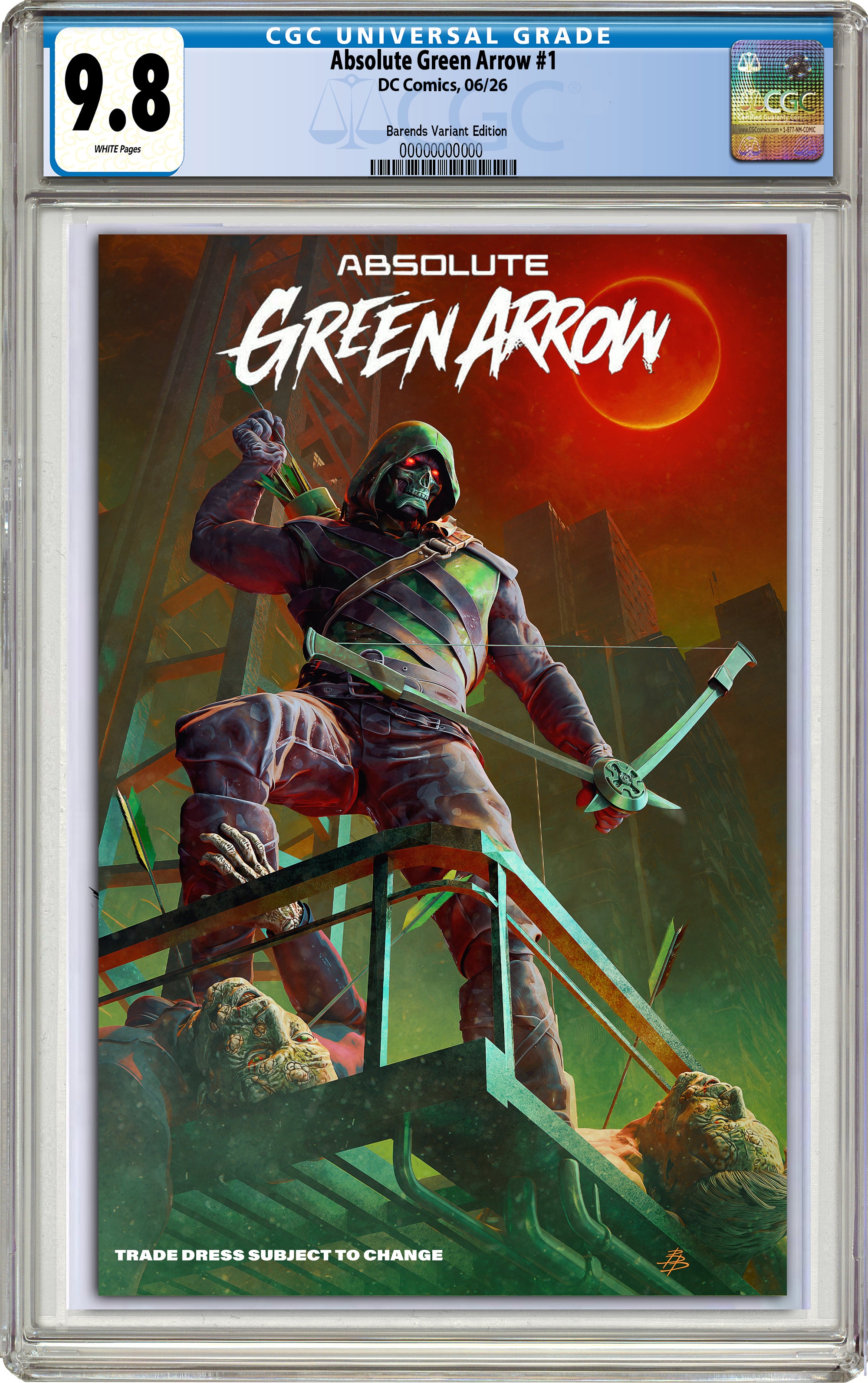 ABSOLUTE GREEN ARROW #1 BJORN BARENDS FANEXPO PHILLY EXCLUSIVE VARIANT