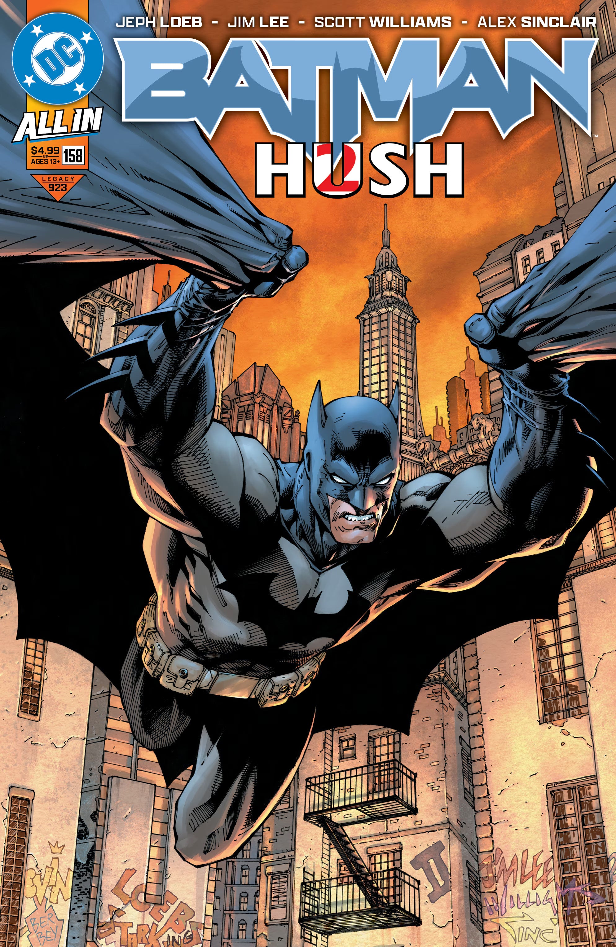 BATMAN #158 HUSH 2 10-PACK BUNDLE -- [Expected In Stock Date : 03-26-25]