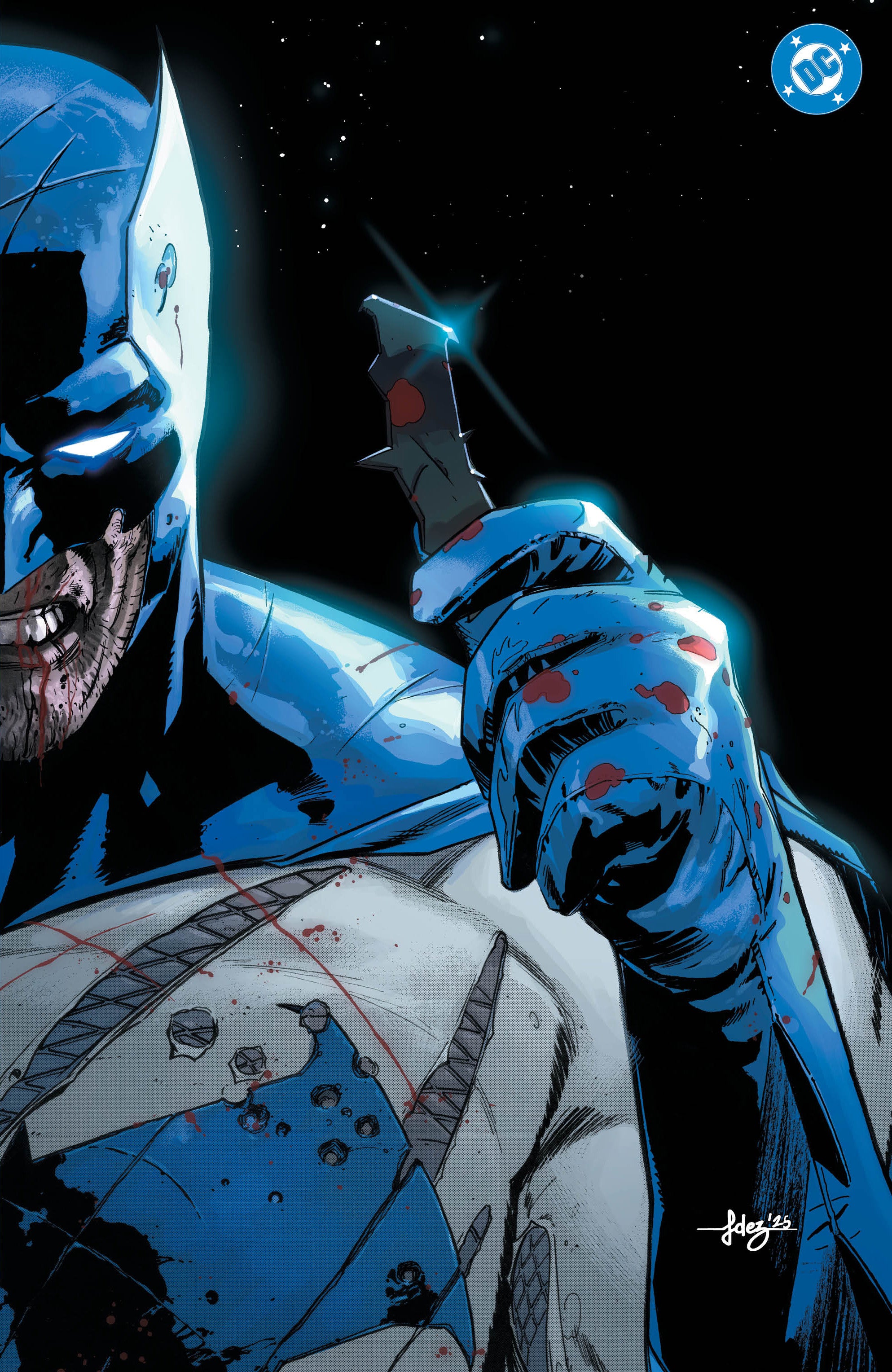 BATMAN #1 JAVIER FERNANDEZ NYCC BATTLE DAMAGED EXCLUSIVE VARIANT COVER