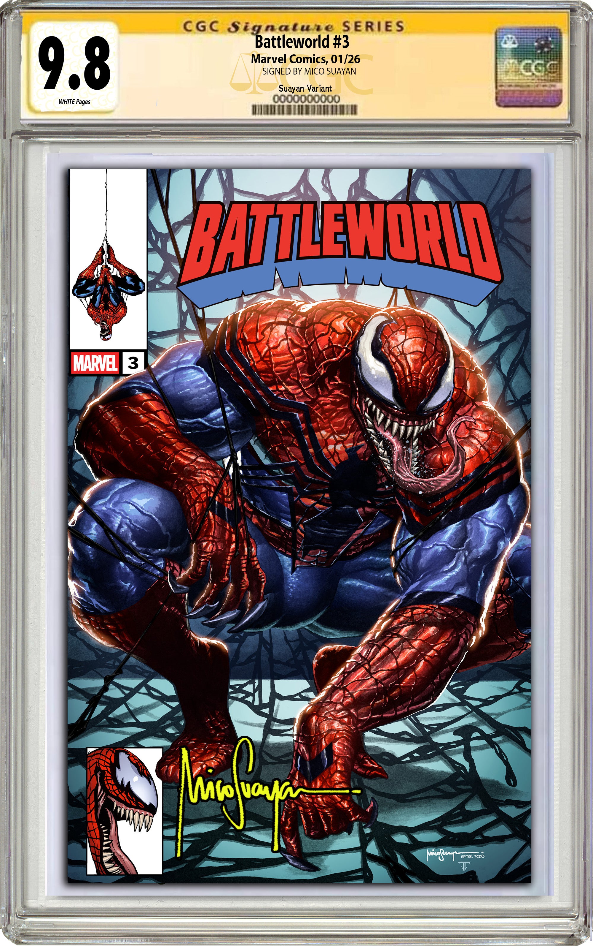 BATTLEWORLD #3 MICO SUAYAN SGCC EXCLUSIVE TORMENT VARIANT COVERS