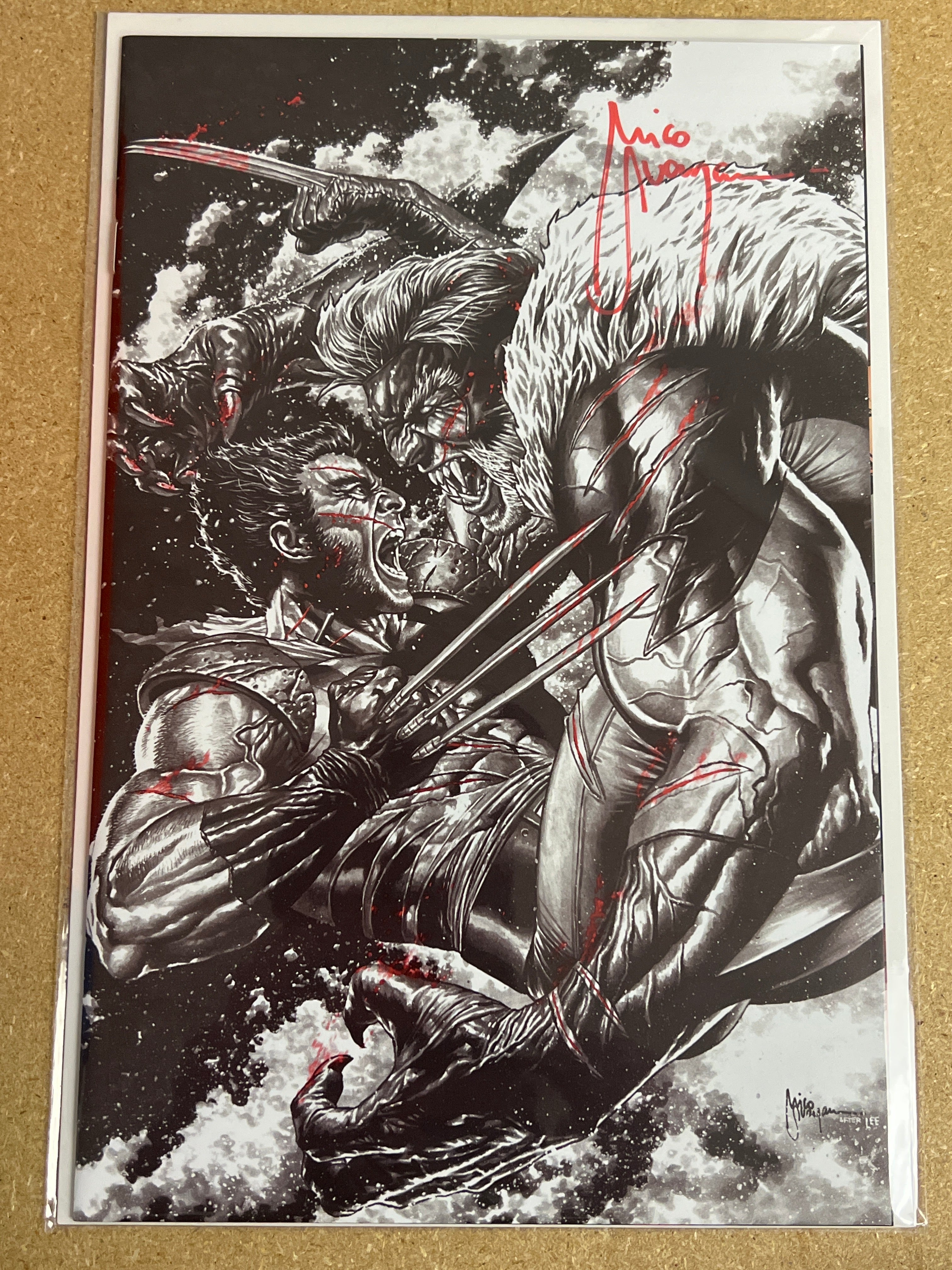 WOLVERINE #41 COLOR SPLASH MEGACON VARIANT SIGNED BY MICO WITH COA (SS5)