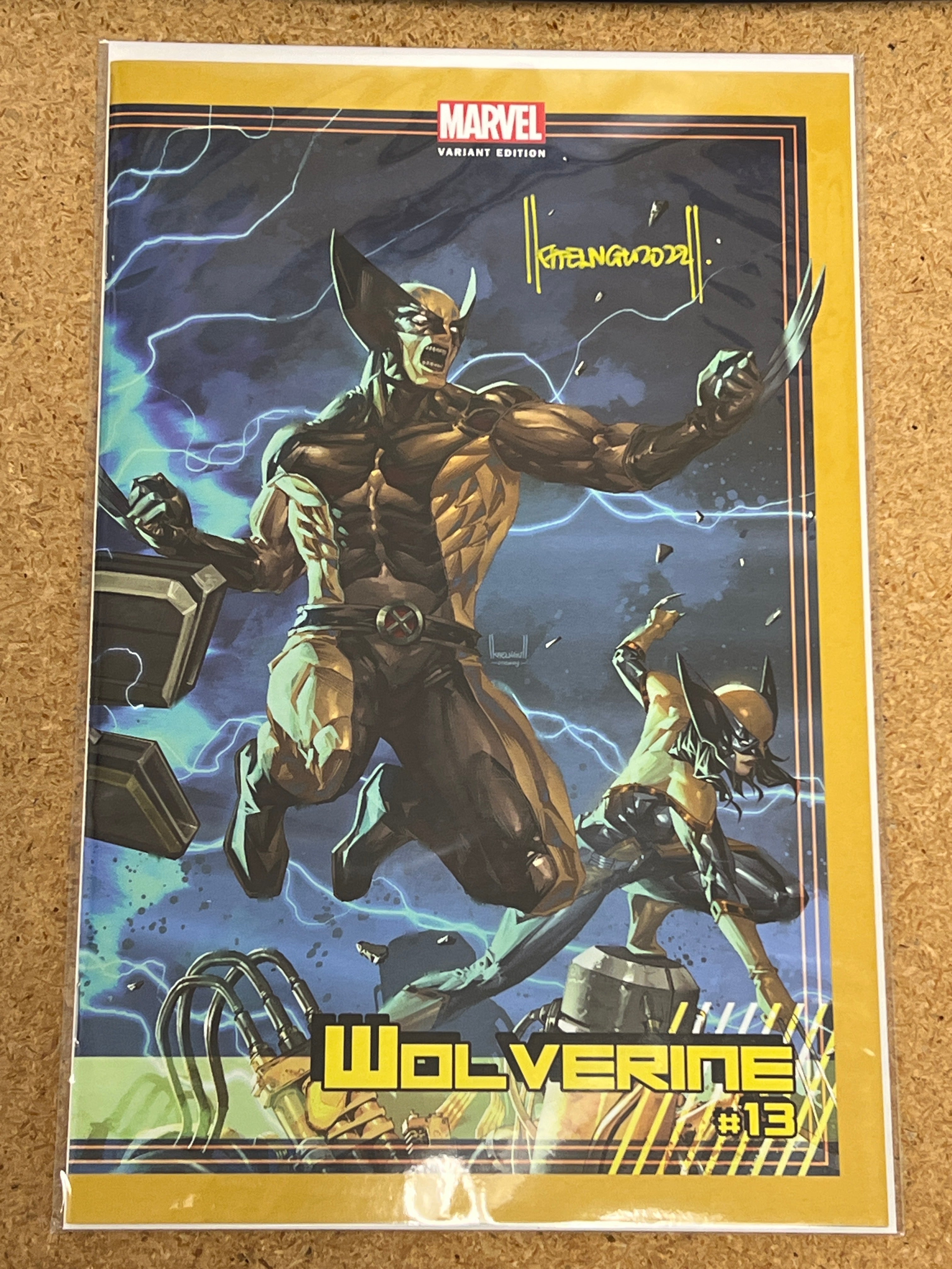 WOLVERINE #13 SIGNED BY KAEL NGU WITH COA (SS 1)