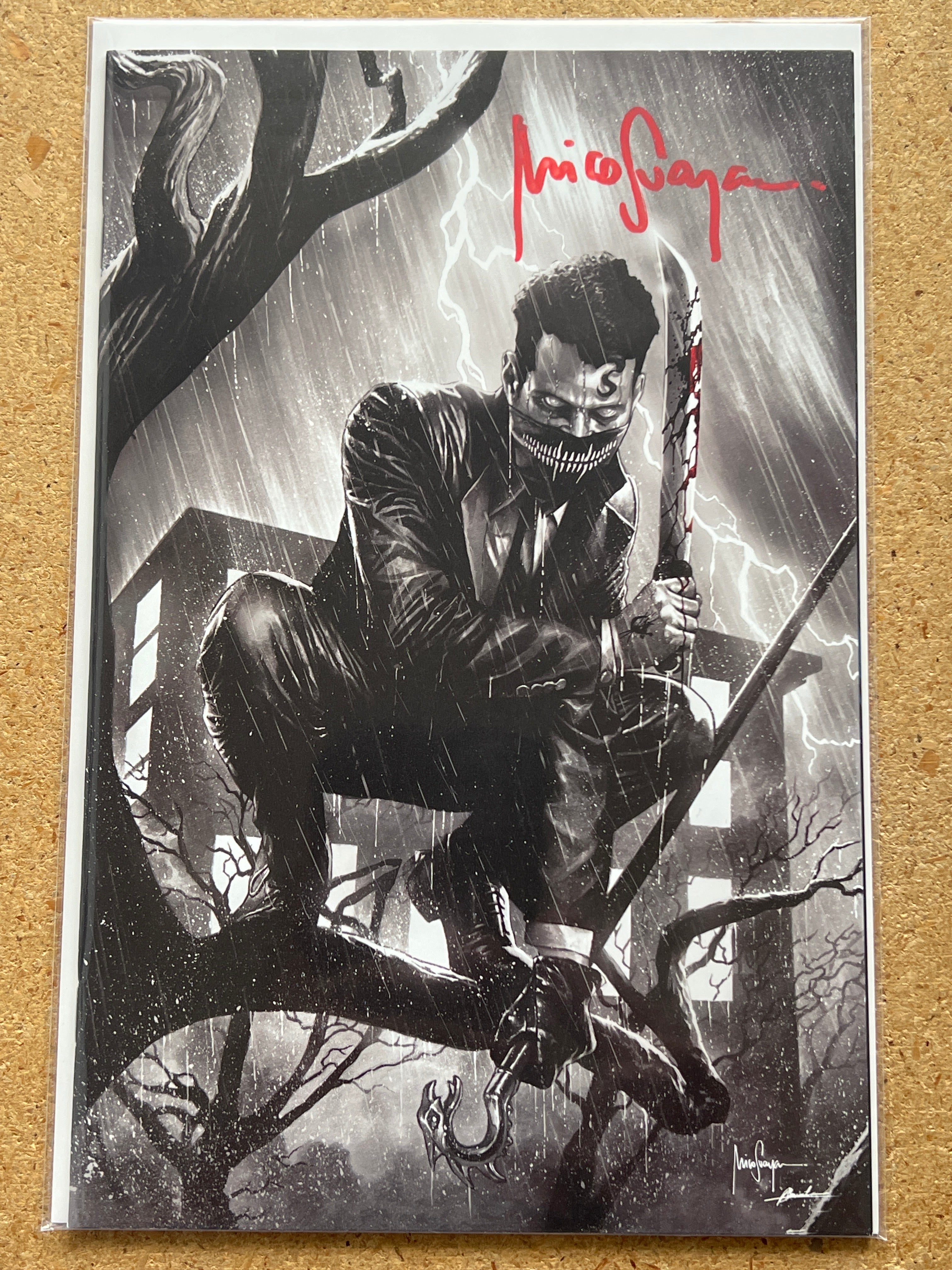 HOUSE OF SLAUGHTER #1 SKETCH VARIANT SIGNED BY MICO SUAYAN WITH COA (SS 2)