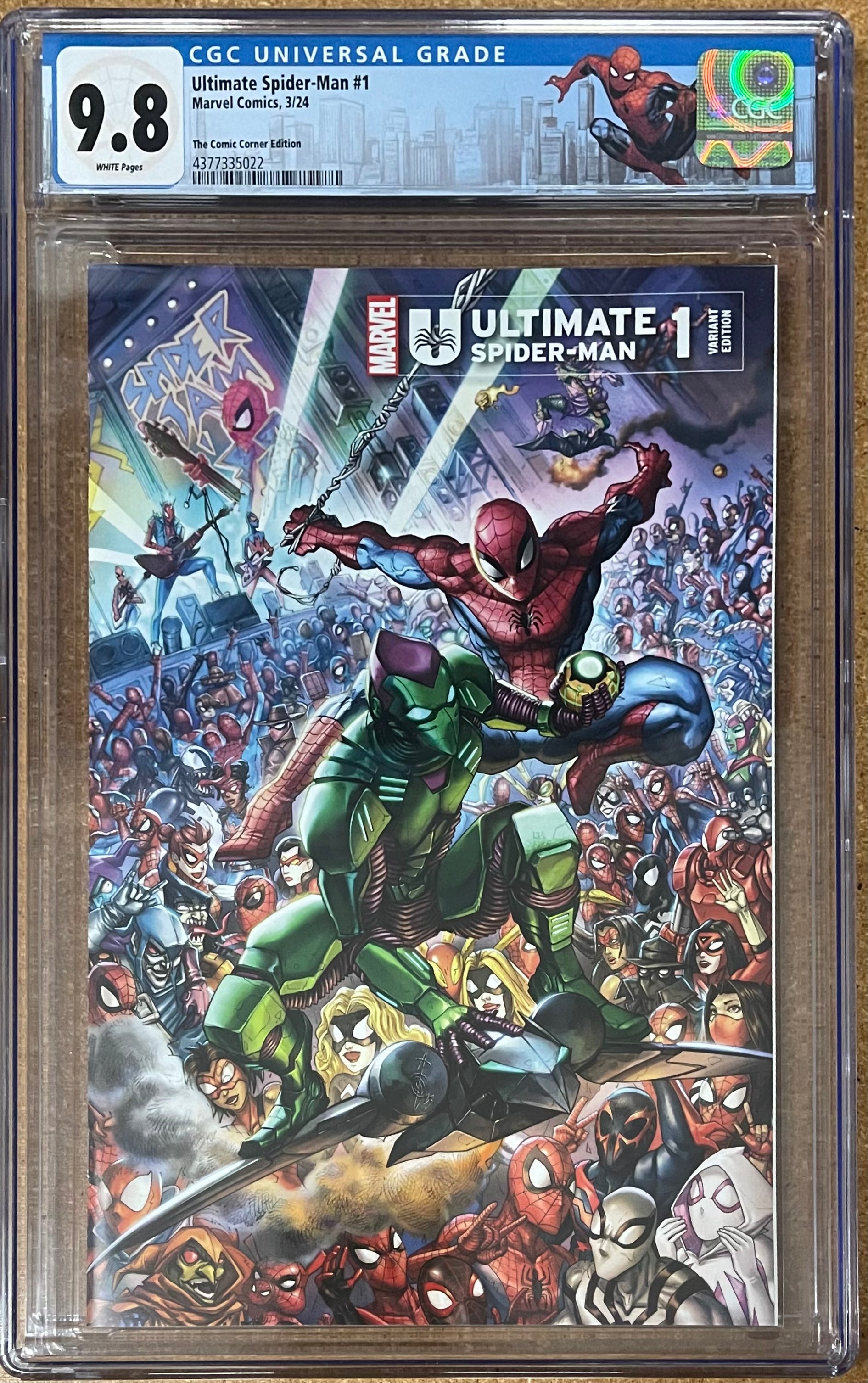 ULTIMATE SPIDER-MAN 1 ALAN QUAH EXCLUSIVE VARIANT COVER CGC 9.8 (IN STOCK) C62