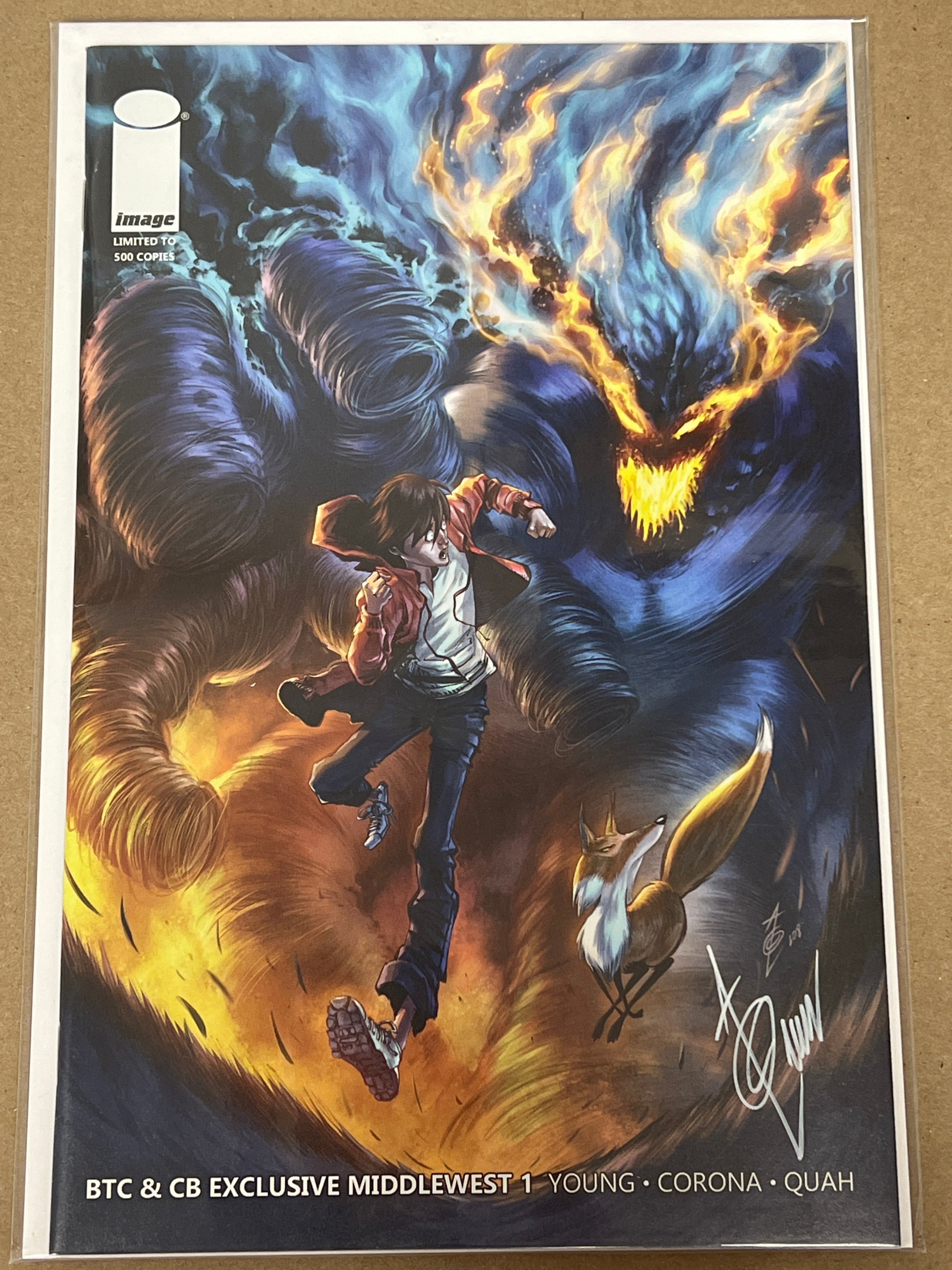 MIDDLEWEST #1 SIGNED BY ALAN QUAH (SS 4)