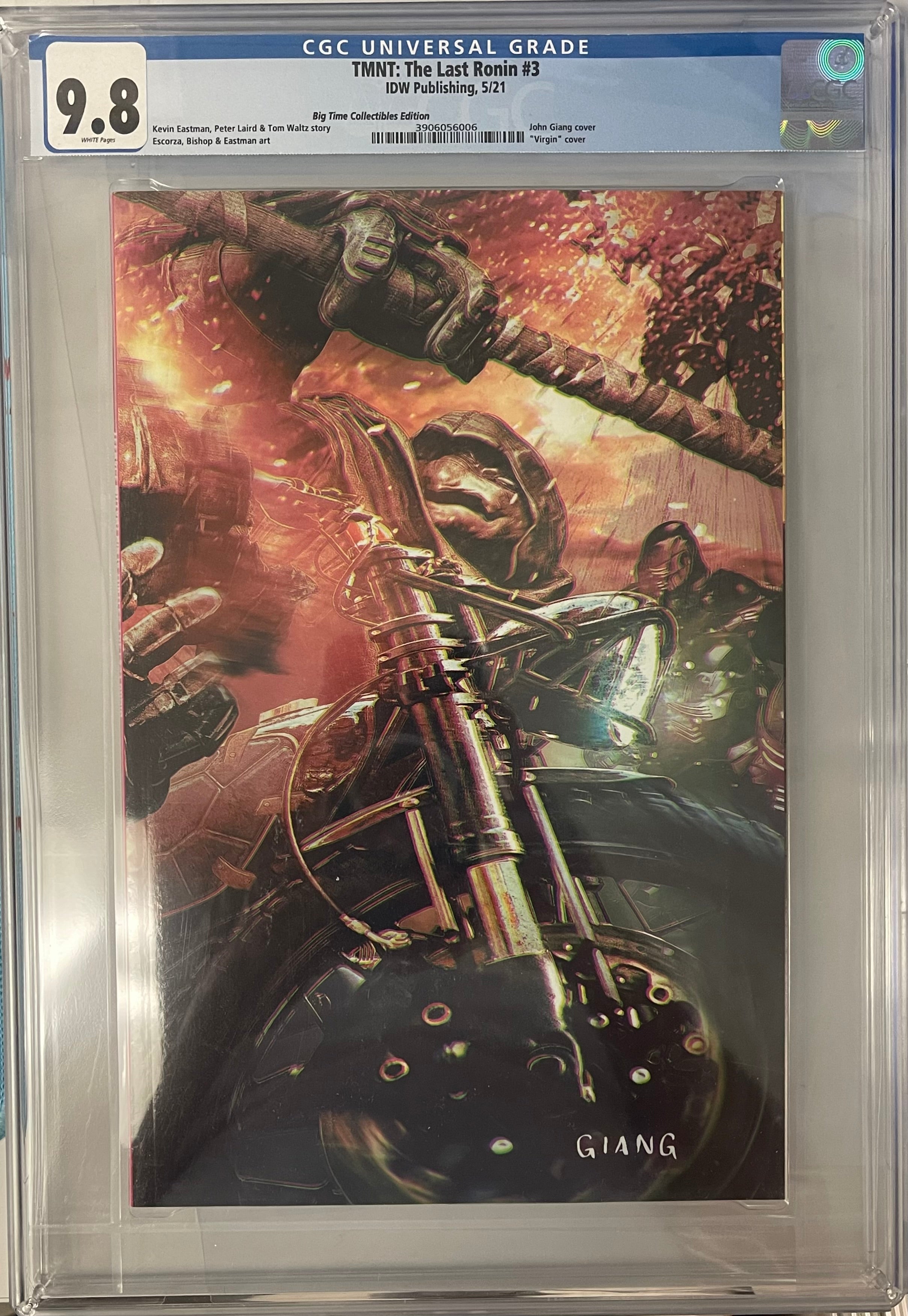 TMNT THE LAST RONIN #3 JOHN GIANG EXCLUSIVE VARIANT CGC 9.8 (IN STOCK) C44