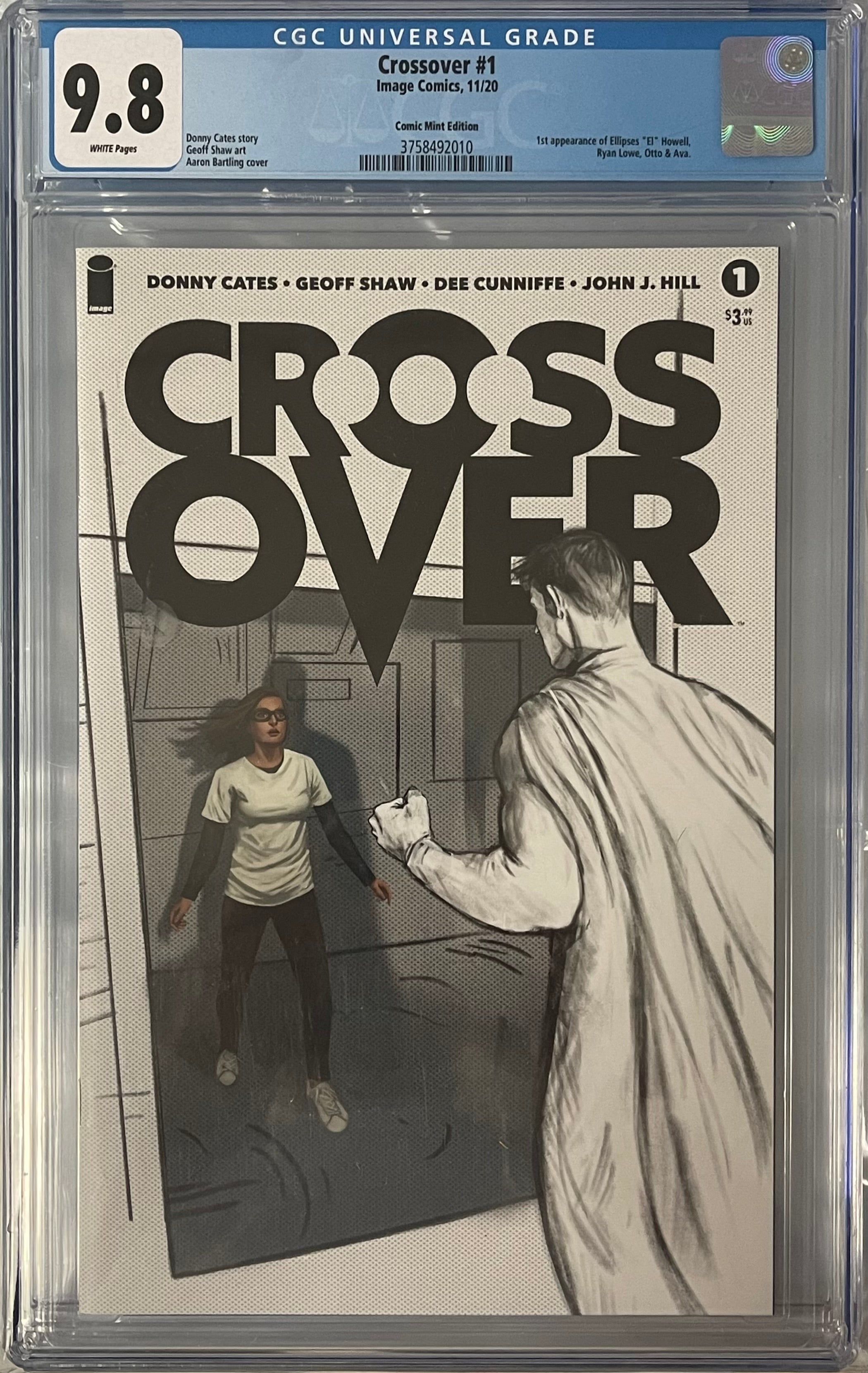 CROSSOVER #1 AARON BARTLING EXCLUSIVE VARIANT CGC 9.8 (IN STOCK) C47