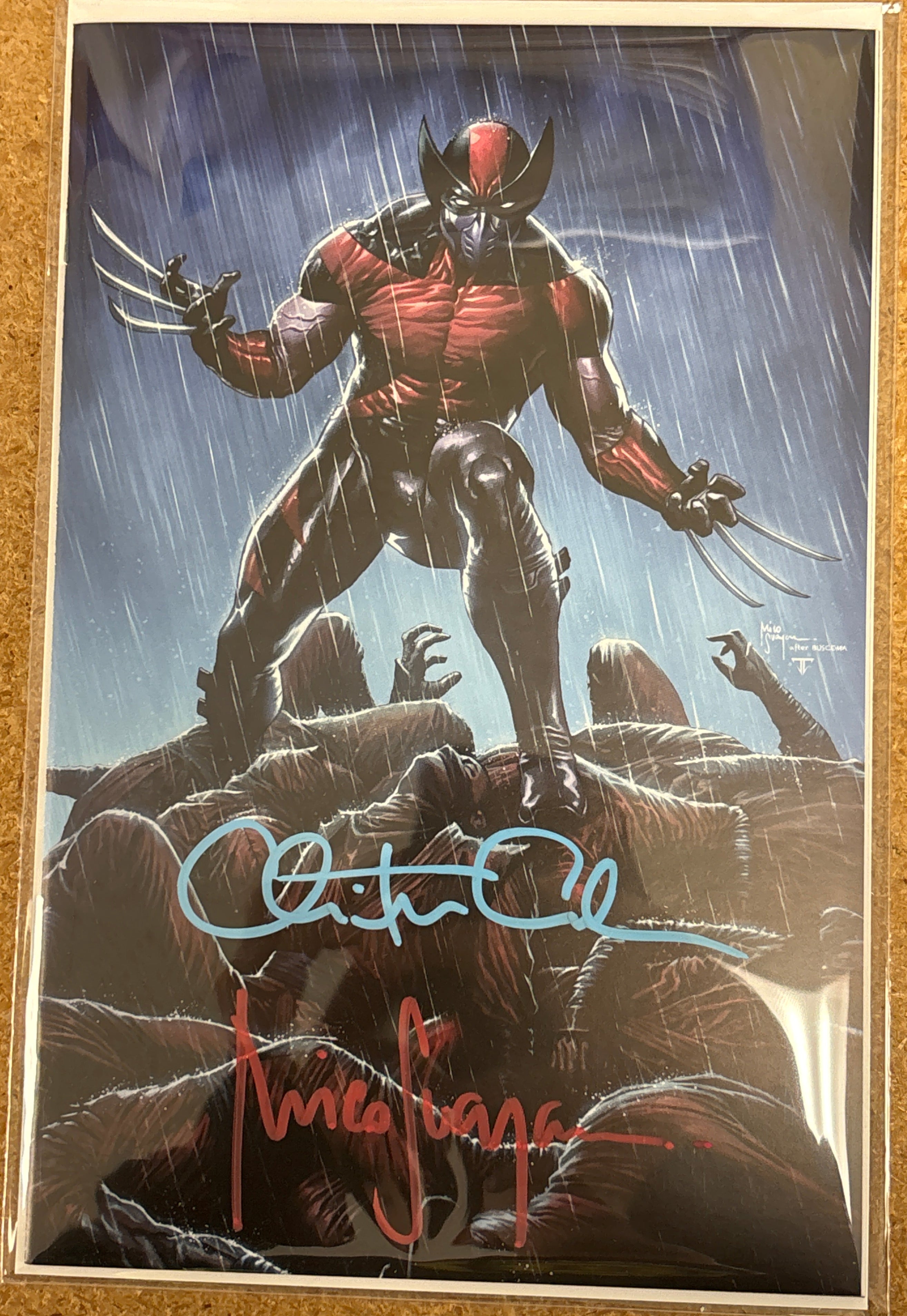 ULTIMATE WOLVERINE #1 SIGNED BY MICO SUAYAN & CHRIS CONDON WITH COA (SS13)