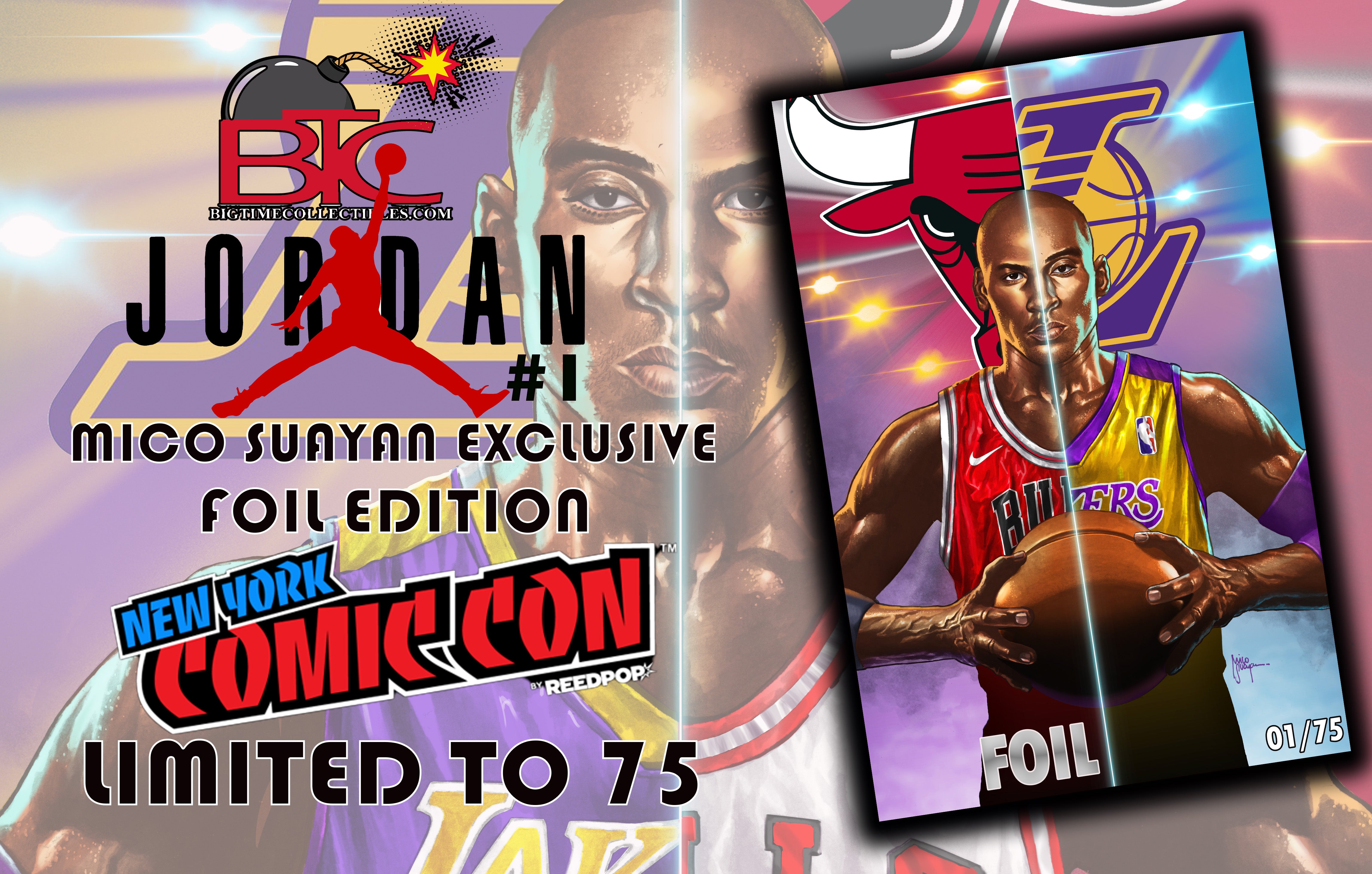 MICHAEL JORDAN #1 MICO SUAYAN NYCC EXCLUSIVE GOAT SERIES