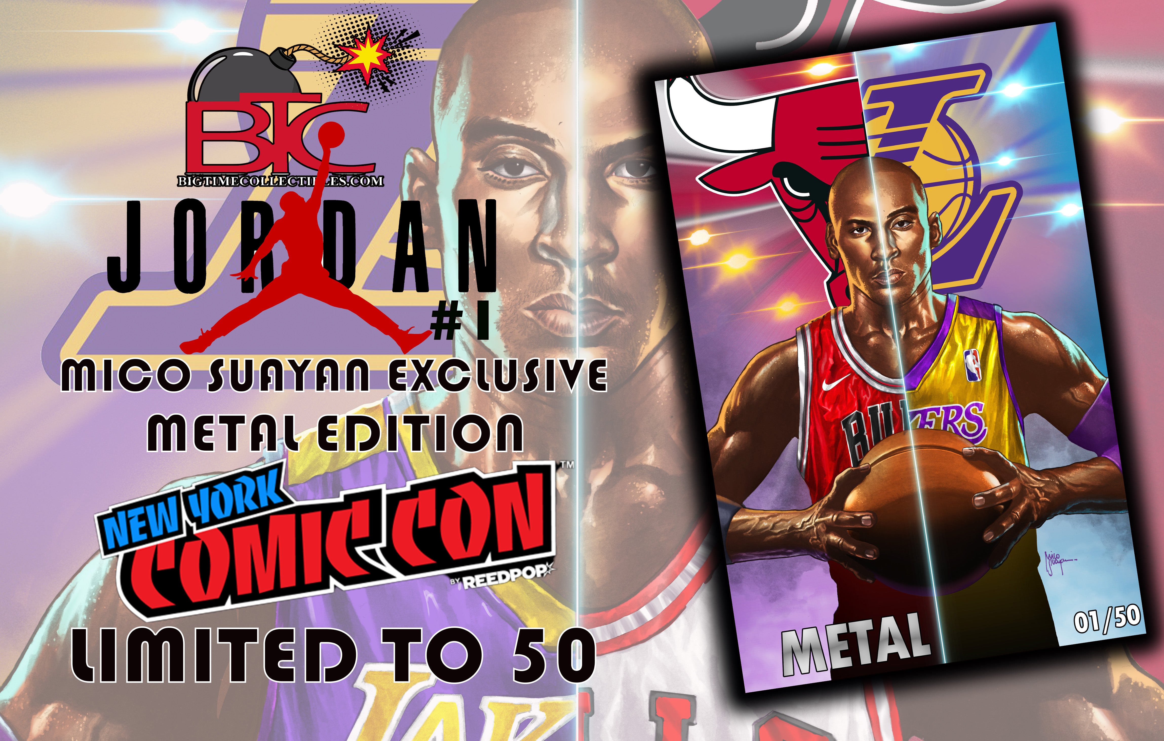 MICHAEL JORDAN #1 MICO SUAYAN NYCC EXCLUSIVE GOAT SERIES