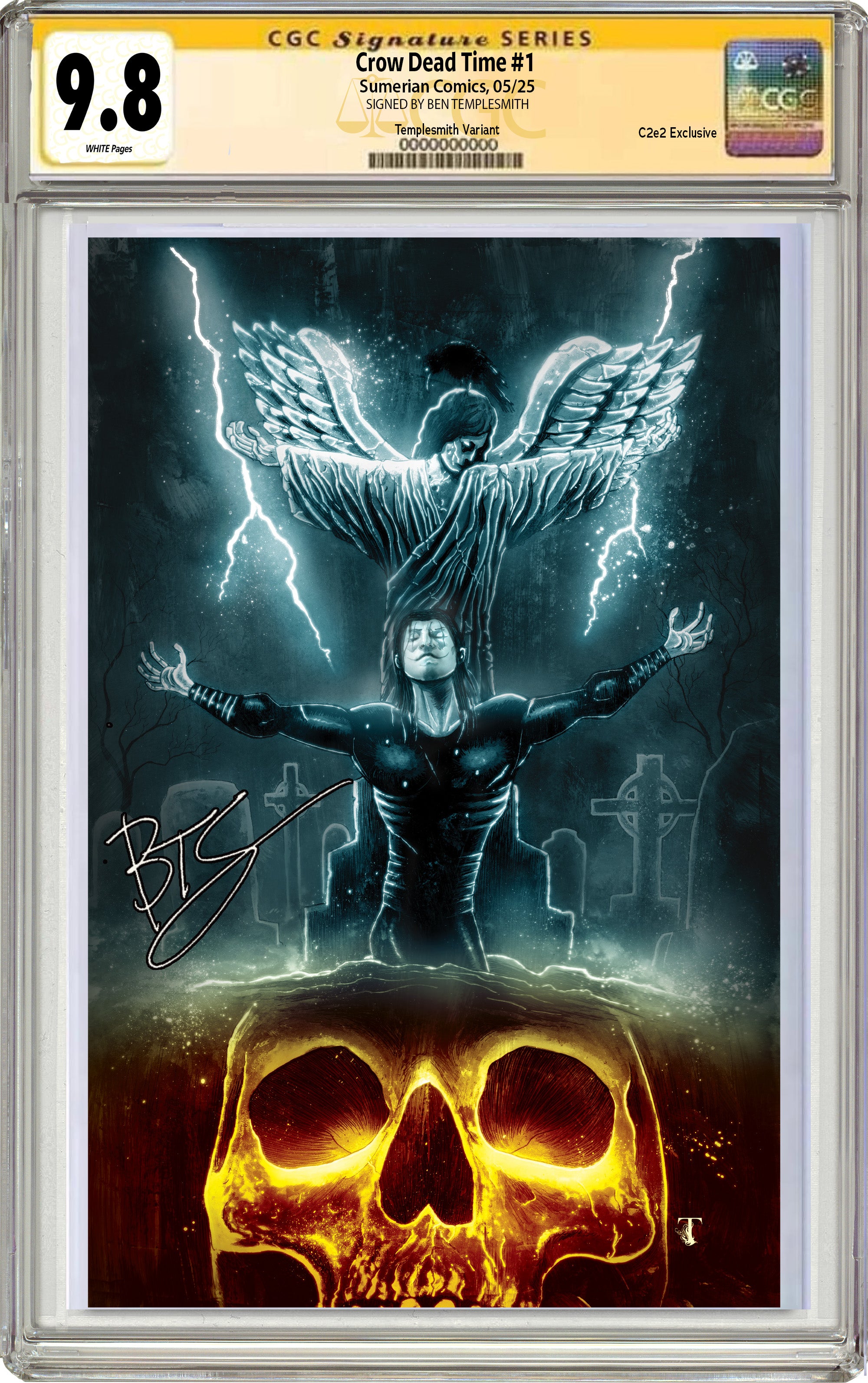 CROW DEAD TIME #1 BEN TEMPLESMITH C2E2 EXCLUSIVE VARIANT COVERS