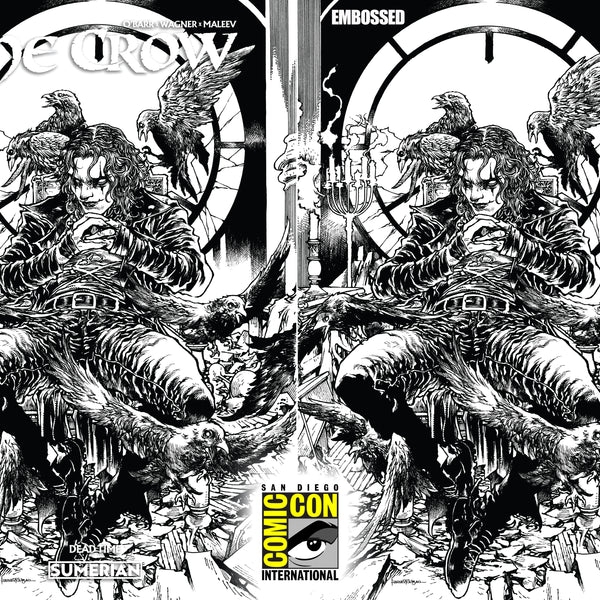 CROW DEAD TIME #1 HARVEY TOLIBAO SDCC EXCLUSIVE VARIANT COVERS