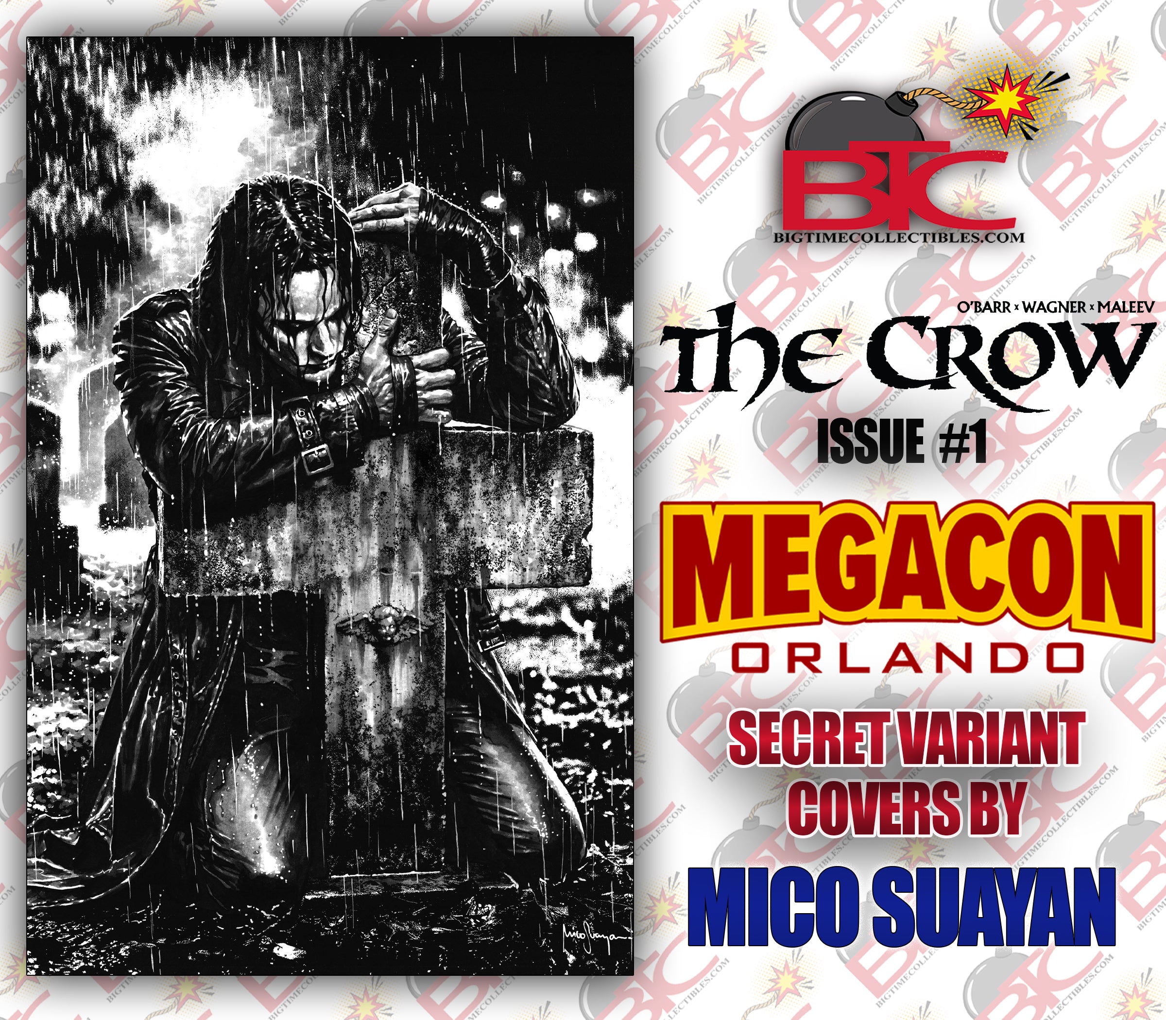 CROW #1 MICO SUAYAN MEGACON EXCLUSIVE SECRET DROP OPTIONS