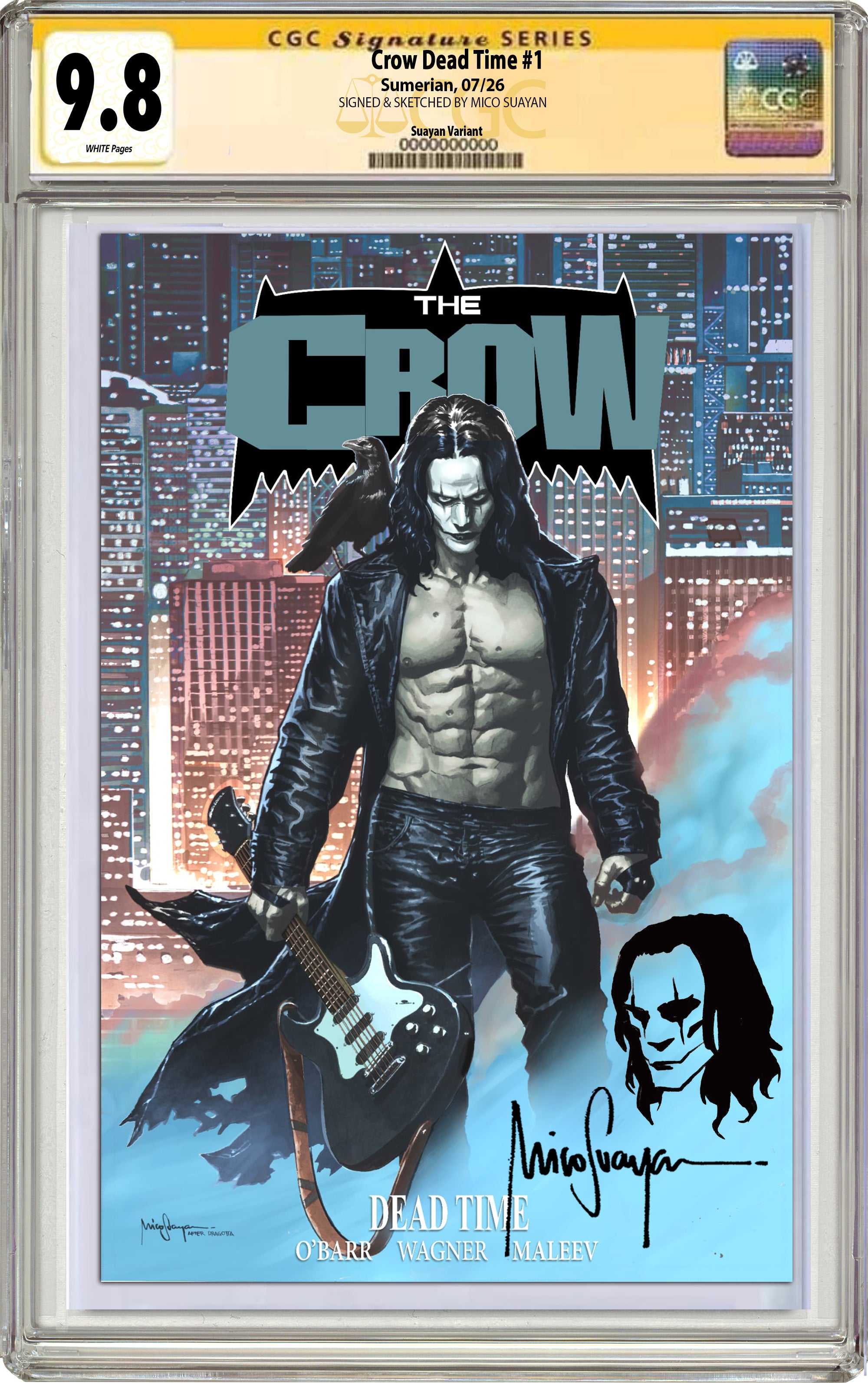 CROW DEAD TIME #1 MICO SUAYAN SDCC ABSOLUTE EDITION